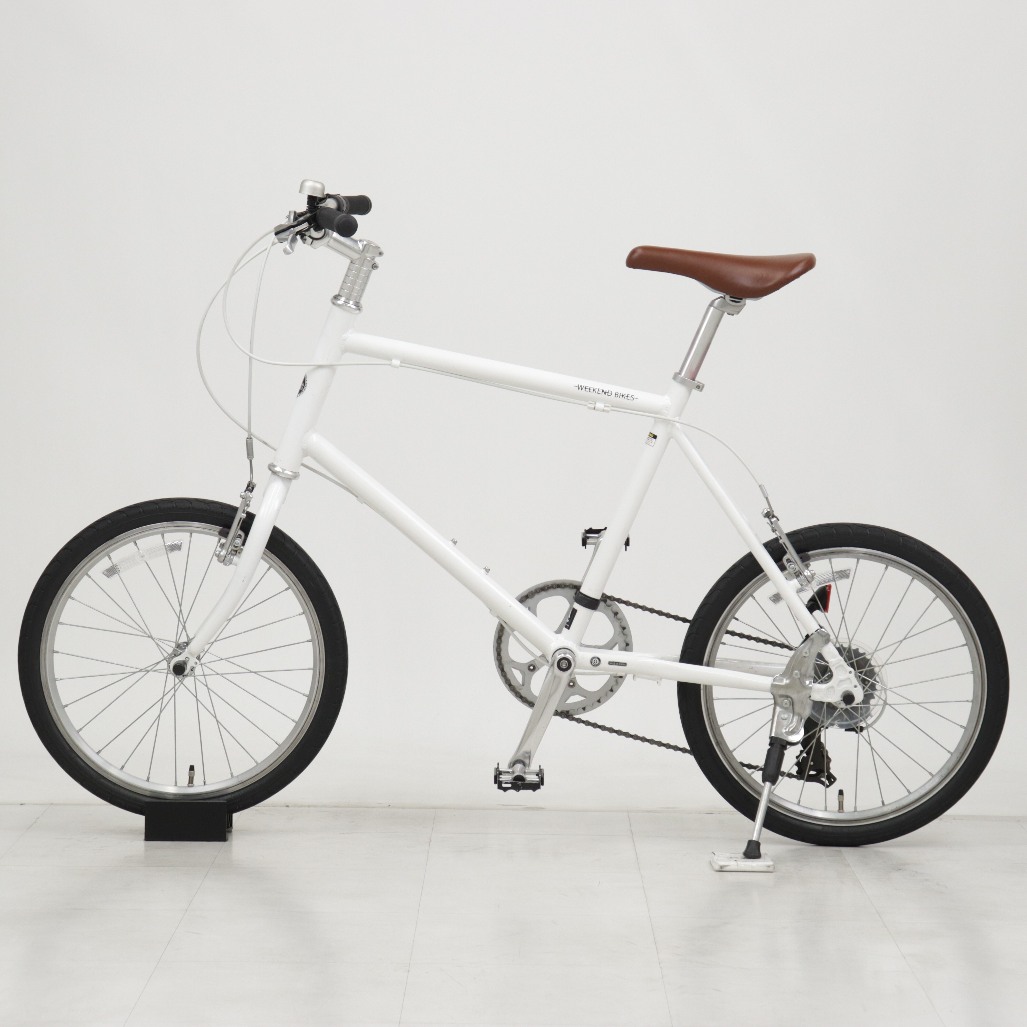 最終日値下げ！)【美品・配送可】自転車ミニベロWEEKENDBIKES20 ASAHI