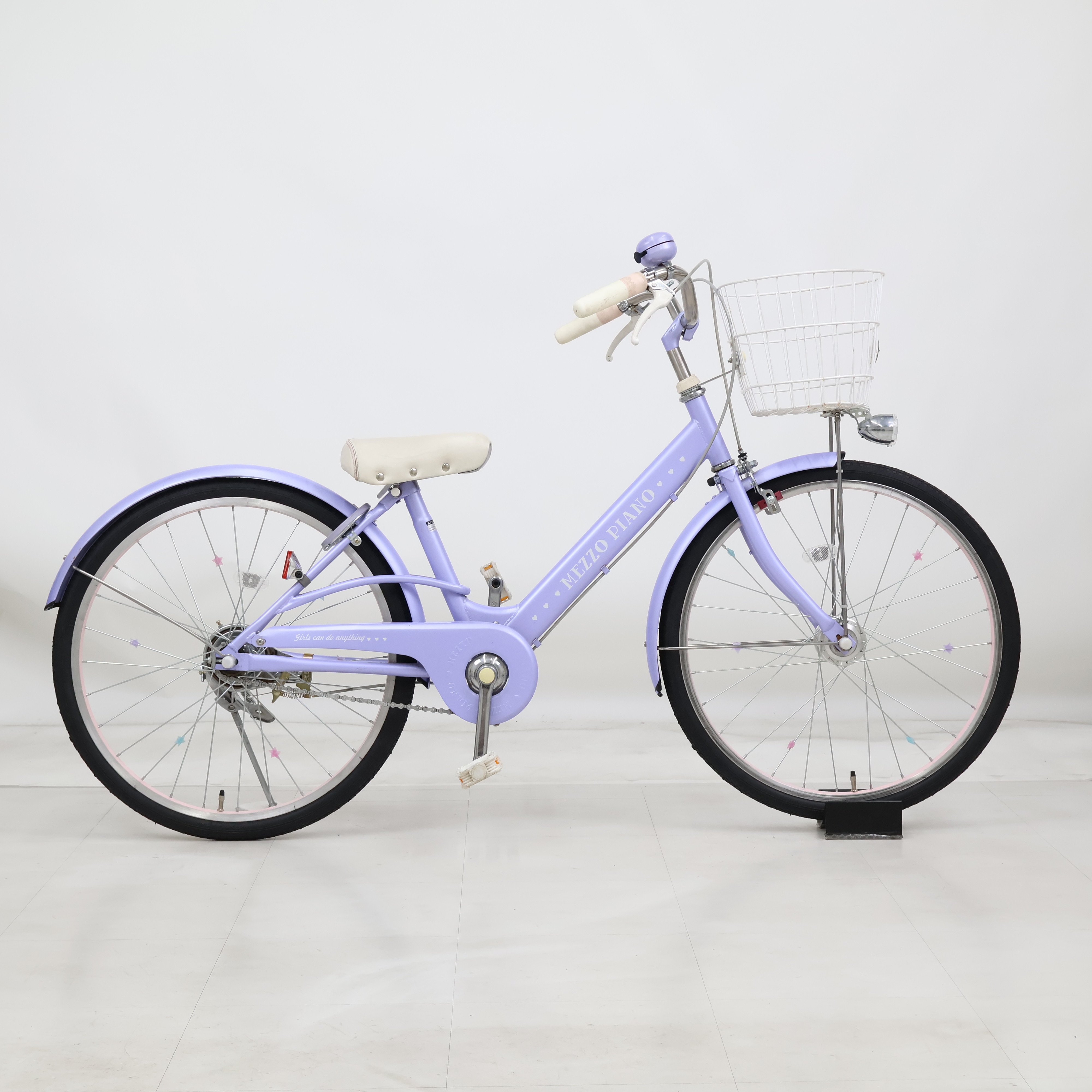 子供用自転車 メゾピアノ パープル　22インチ　熊本市　手渡し限定 リユース】メゾピアノ 220HD-L 22インチ 2021年モデル 子供用 自転車