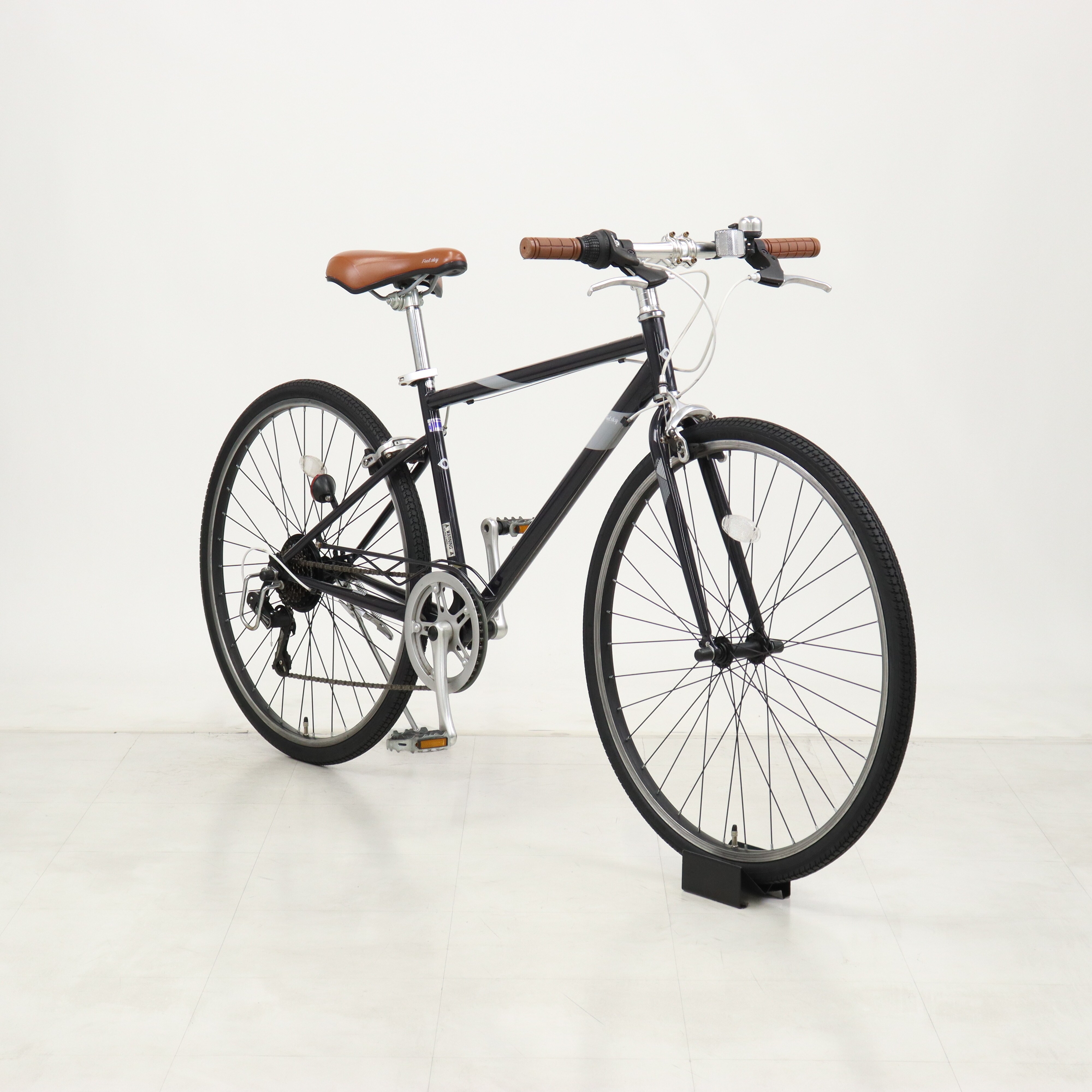 極美品?Feel sky 700C クロスバイク フィールスカイ 黒 659