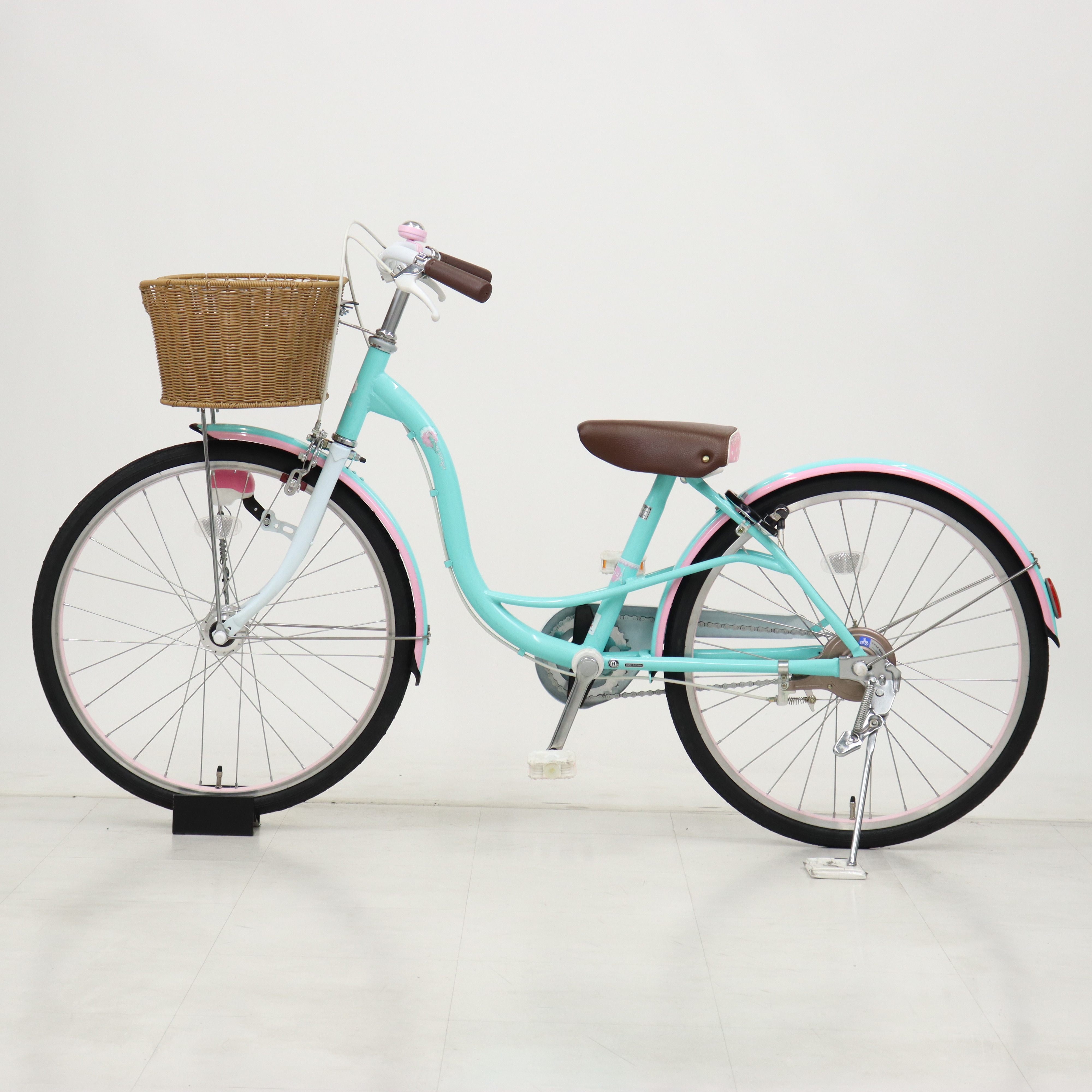 サイクルベースあさひ子供用自転車シェリール 22インチ ミントグリーン