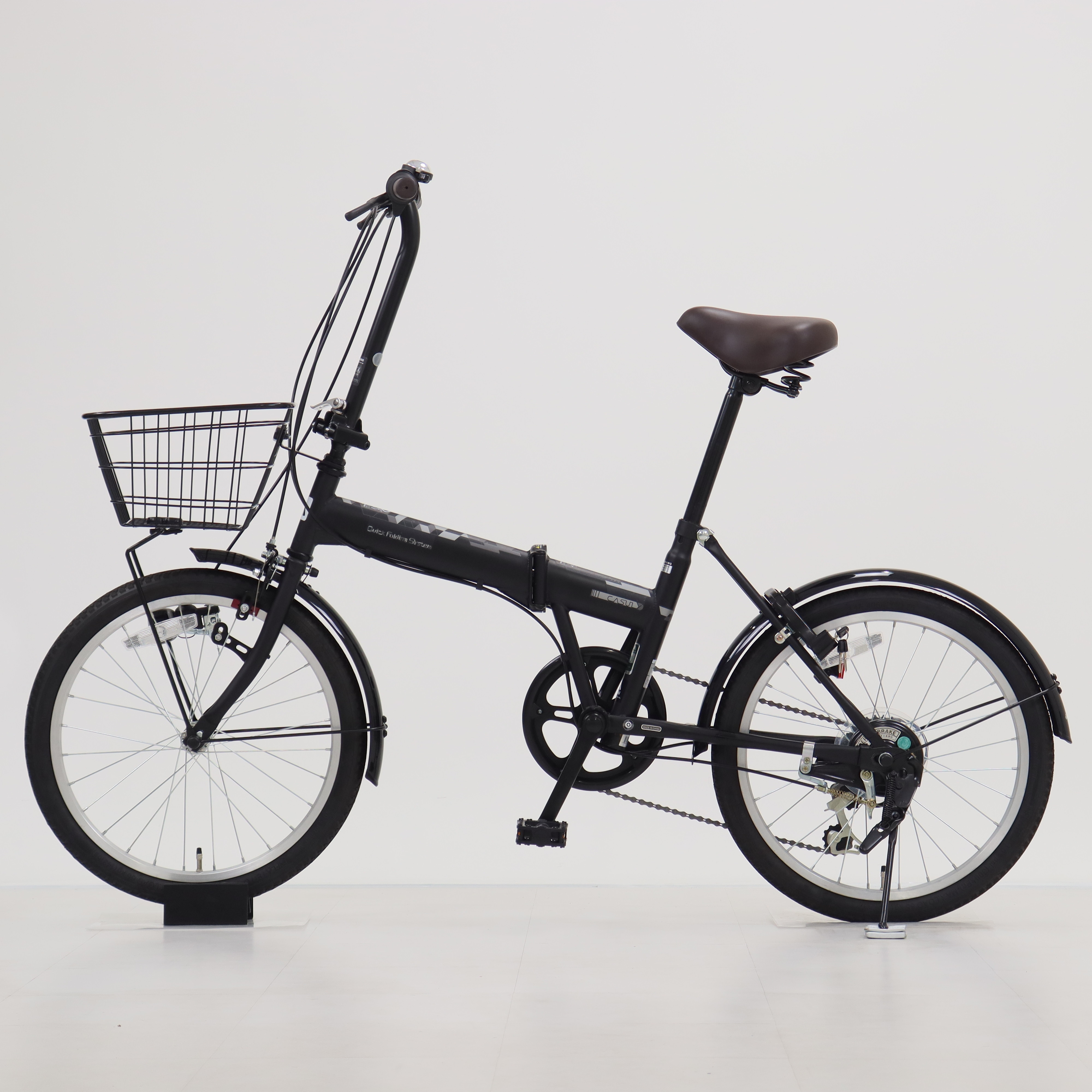 【美品】あさひ　折り畳み自転車　カジュリーフォールディング 206-L カジュリーフォールディング BAA-O 20インチ 外装6段変速