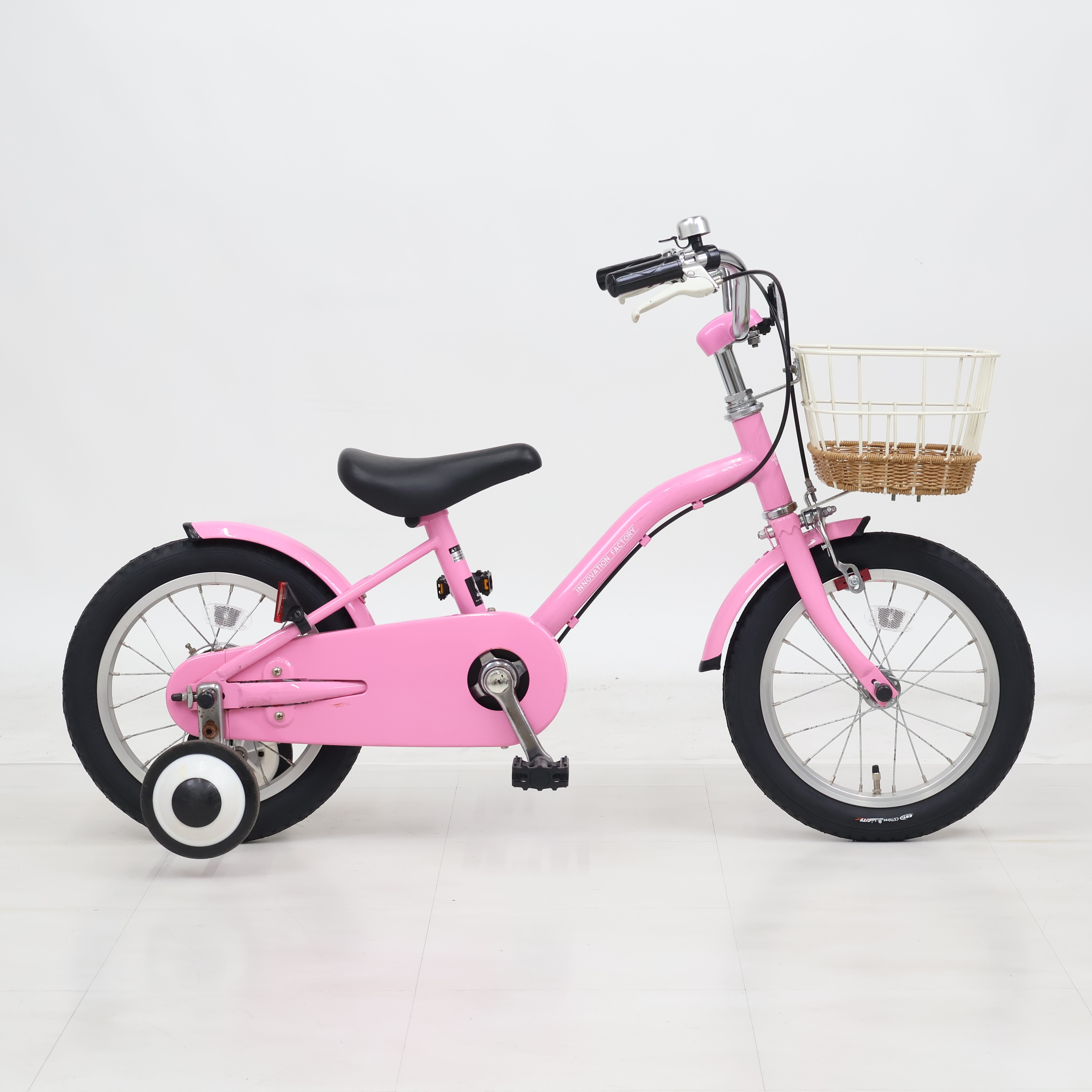 サイクルベースあさひ　イノベーションファクトリー　14インチ　ピンク リユース】イノベーションファクトリーキッズ 140-G 14インチ 2021年