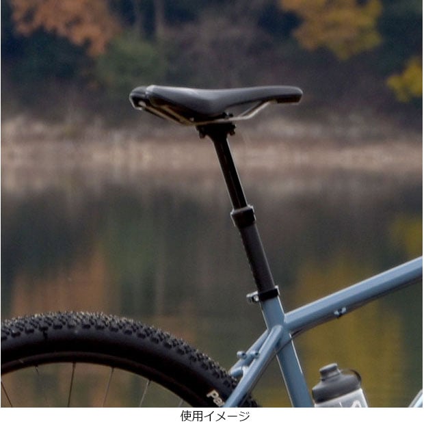 ワイヤーコントロール式ドロッパーシートポスト　Φ31.6ｍｍ　トラベル100mm ワイヤーコントロール式ドロッパーシートポスト Φ31.6mm トラベル