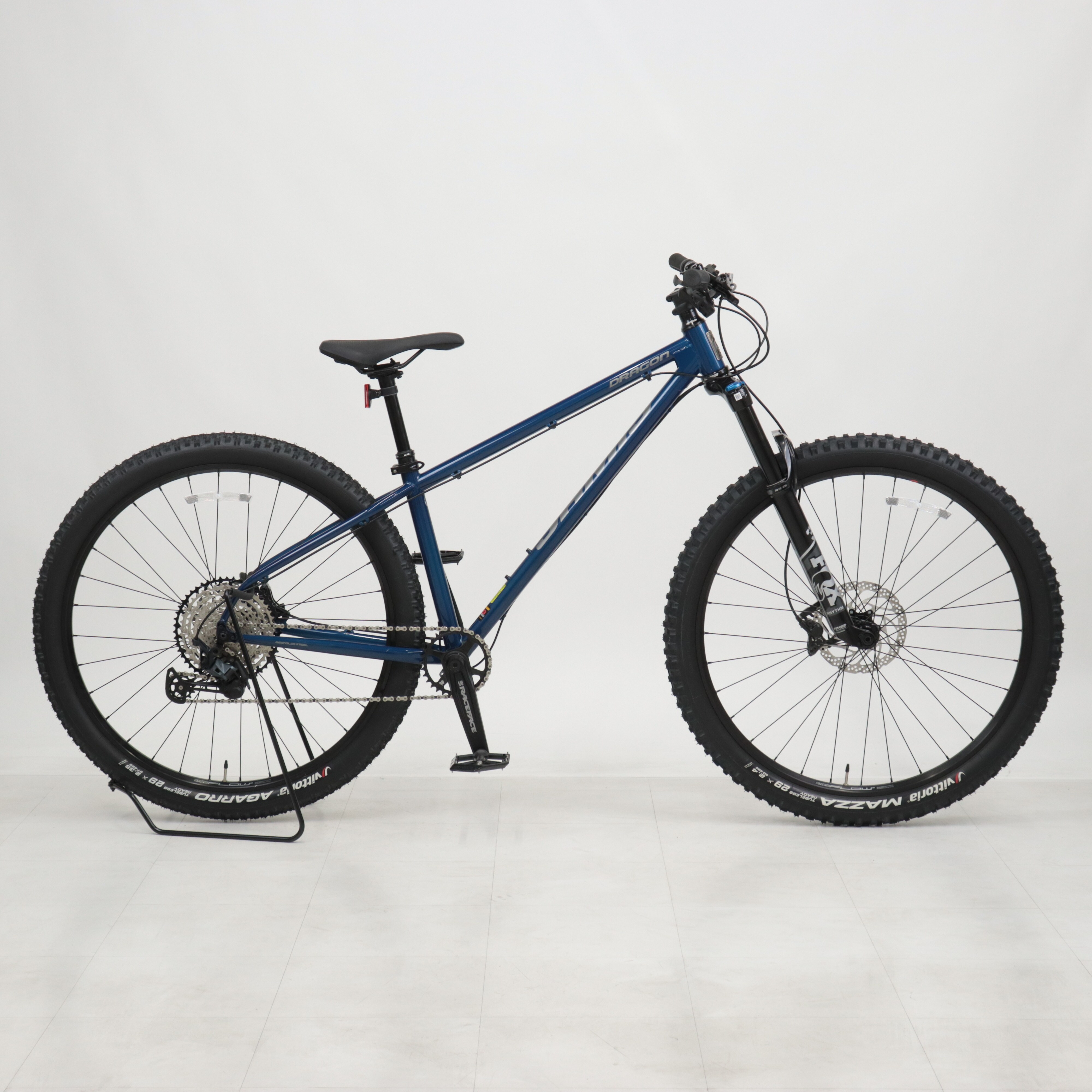 とよ 青自転車パーツ リユース】DRAGON 29 15インチ マウンテンバイク 自転車