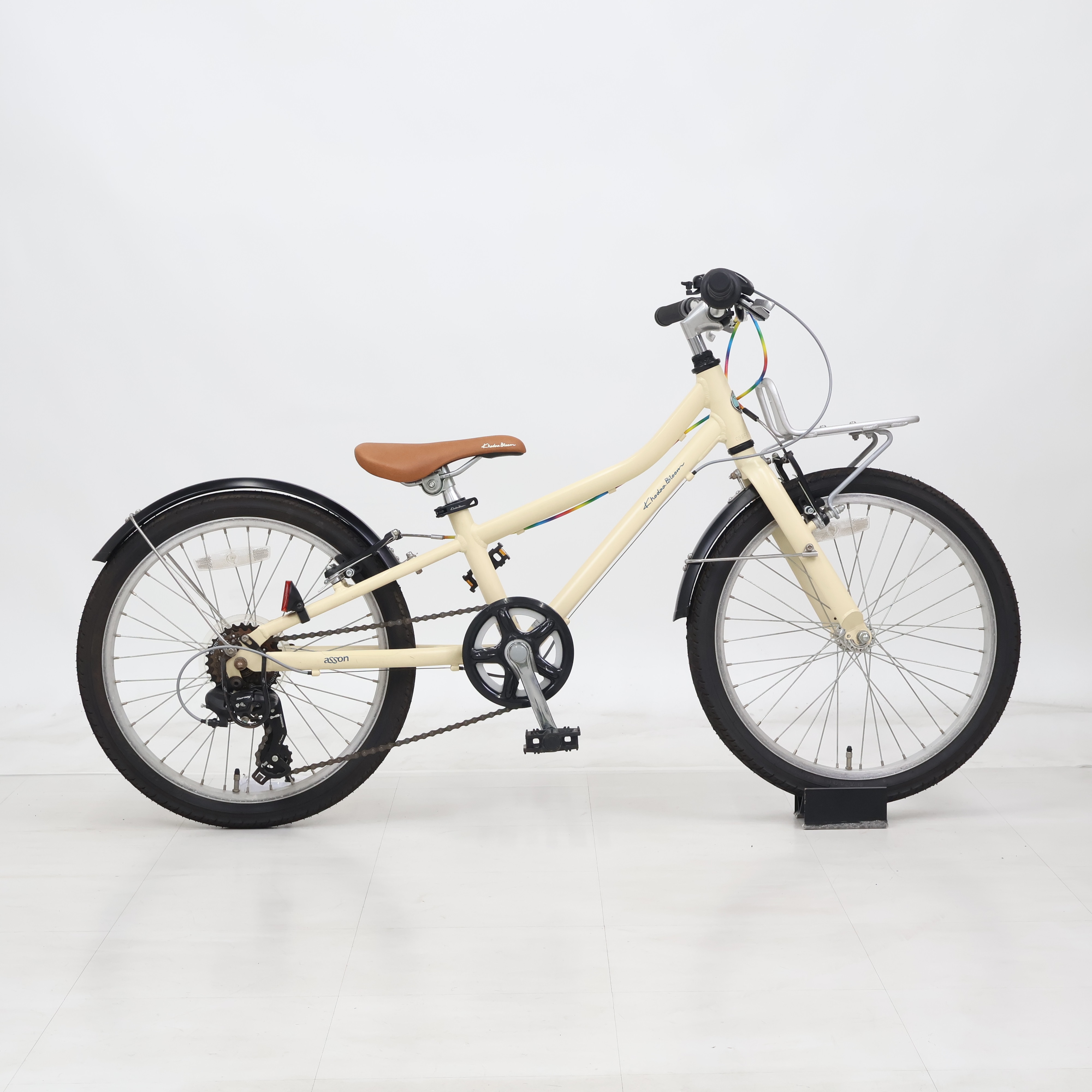 asson 幼児用自転車 20インチ ベージュ リユース】asson J20「KB-21-018」20インチ 2021年モデル 子供用 自転車