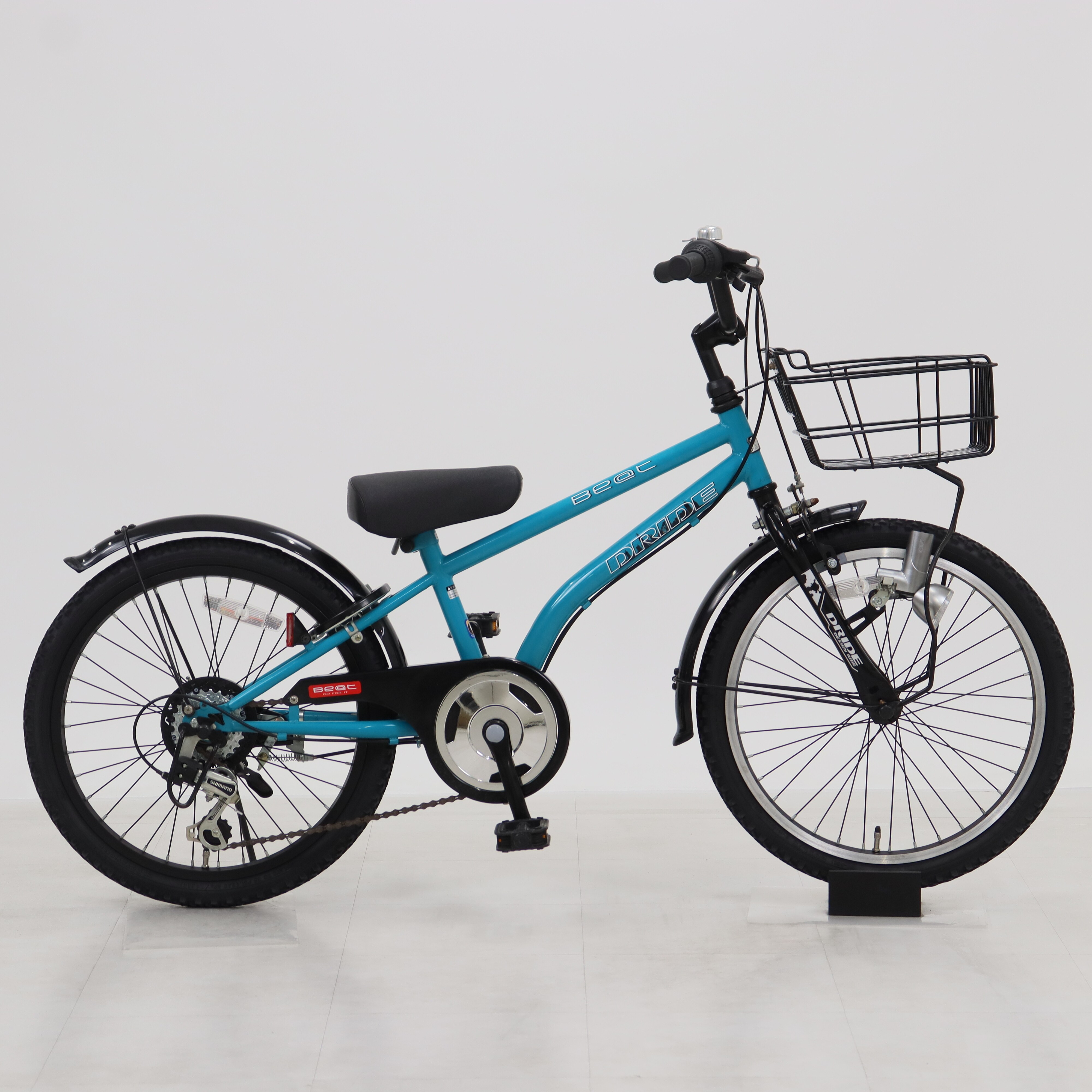 あさひ DRIDE BEAT 20インチ 青色 引き取り限定 リユース】ドライドBEAT 206-J 20インチ 2019年モデル 子供用 自転車