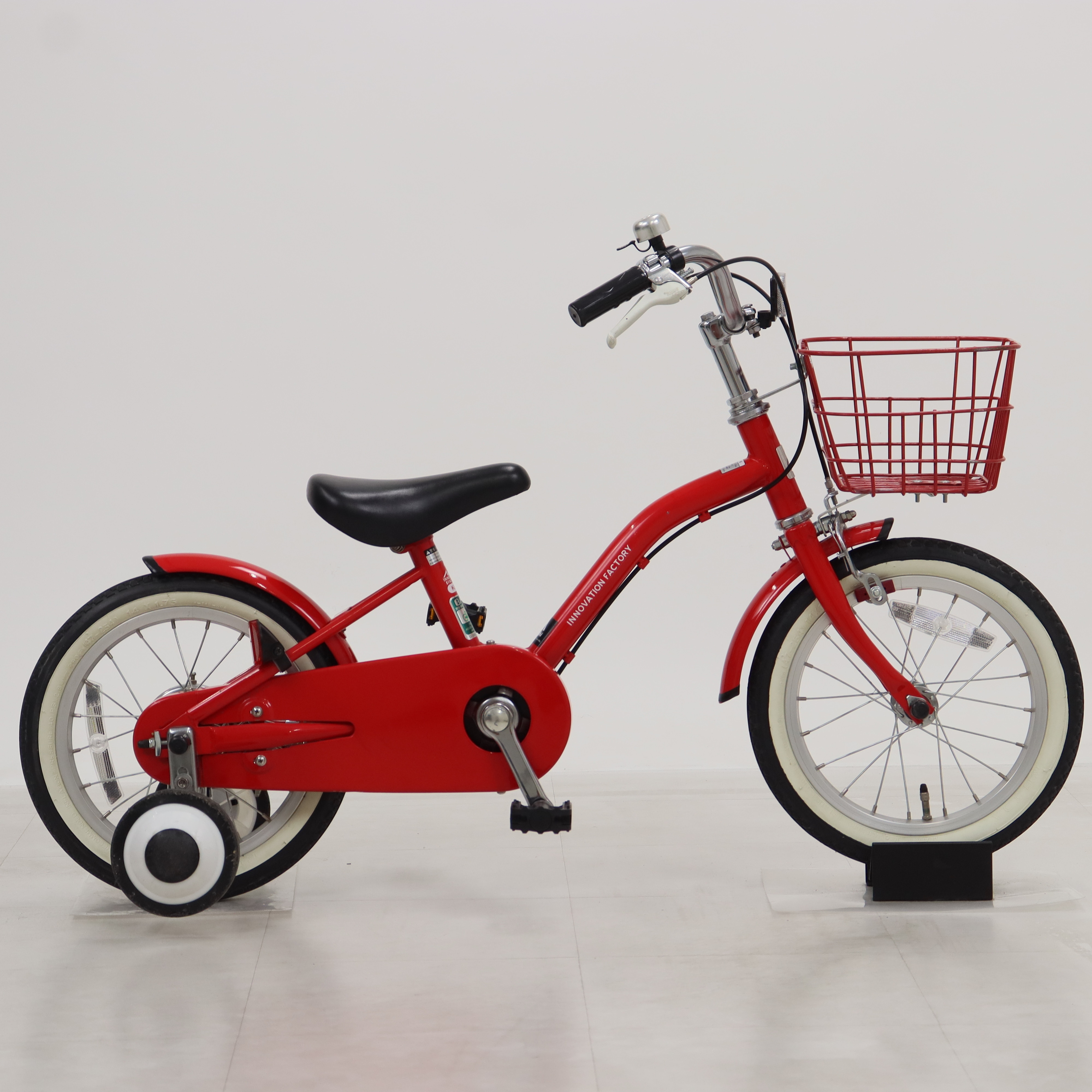 INNOVATION FACTORY 幼児用自転車 14インチ 赤 リユース】イノベーションファクトリーキッズ 140-N 14インチ 2023年