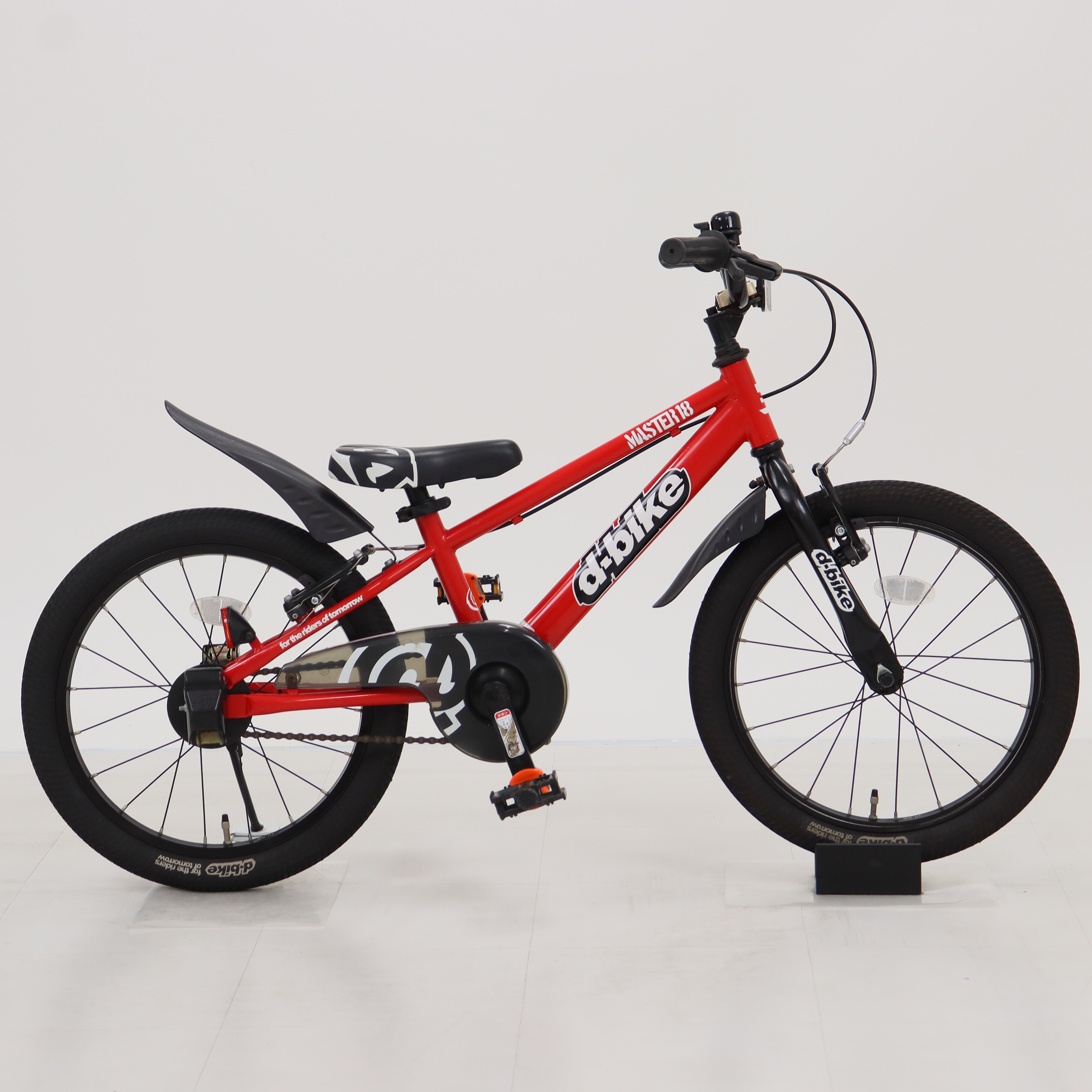 【文京区引取り限定】d-bike MASTAR+ 18インチ 赤 前カゴ付き 文京区引取り限定】d-bike MASTAR+ 18インチ 赤 前カゴ付き 文京区引