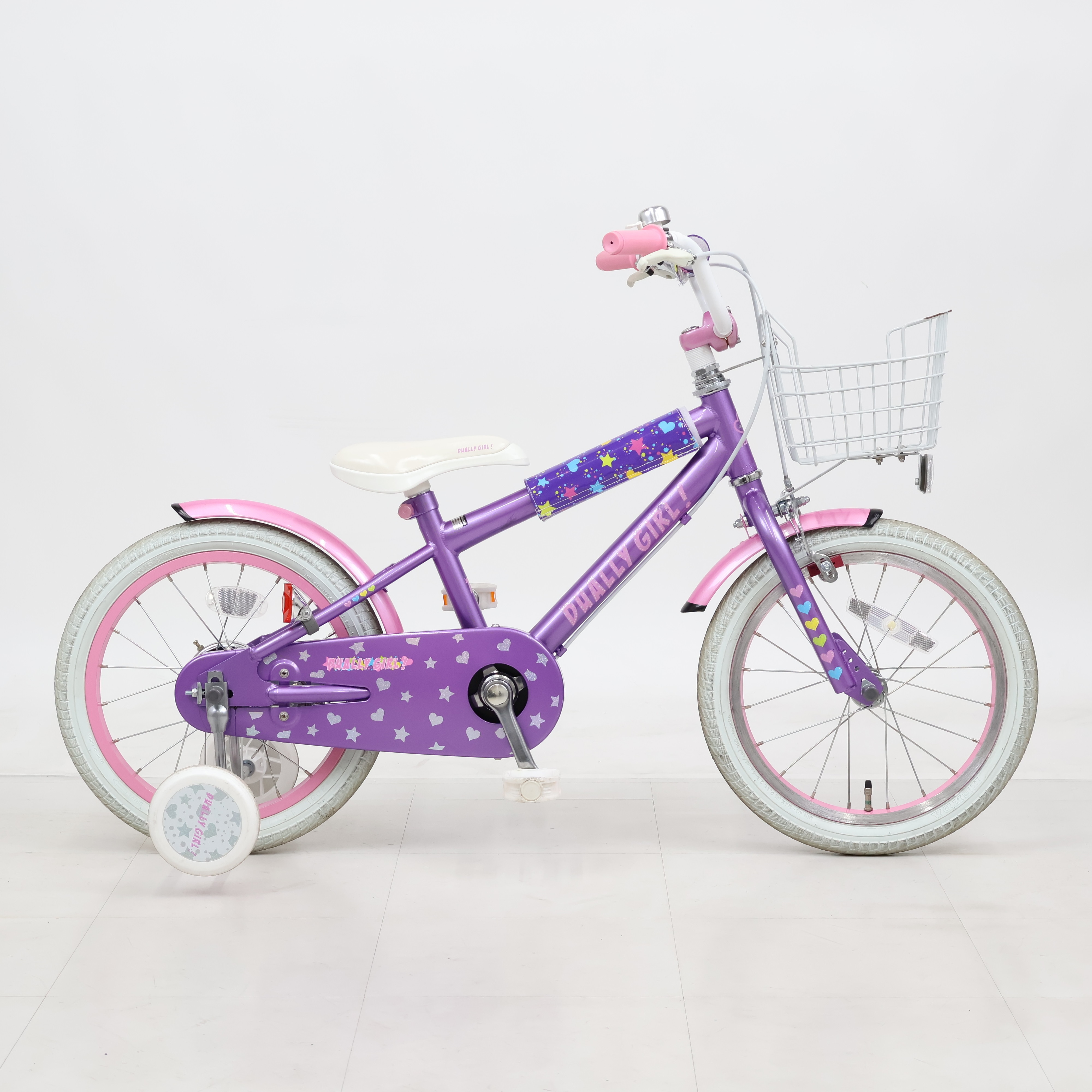 【美品】デューリーガール 16インチ 自転車 子供用 幼児用 サイクルあさひ リユース】デューリーガール 160-H 16インチ 2019年モデル 子供用 自転車