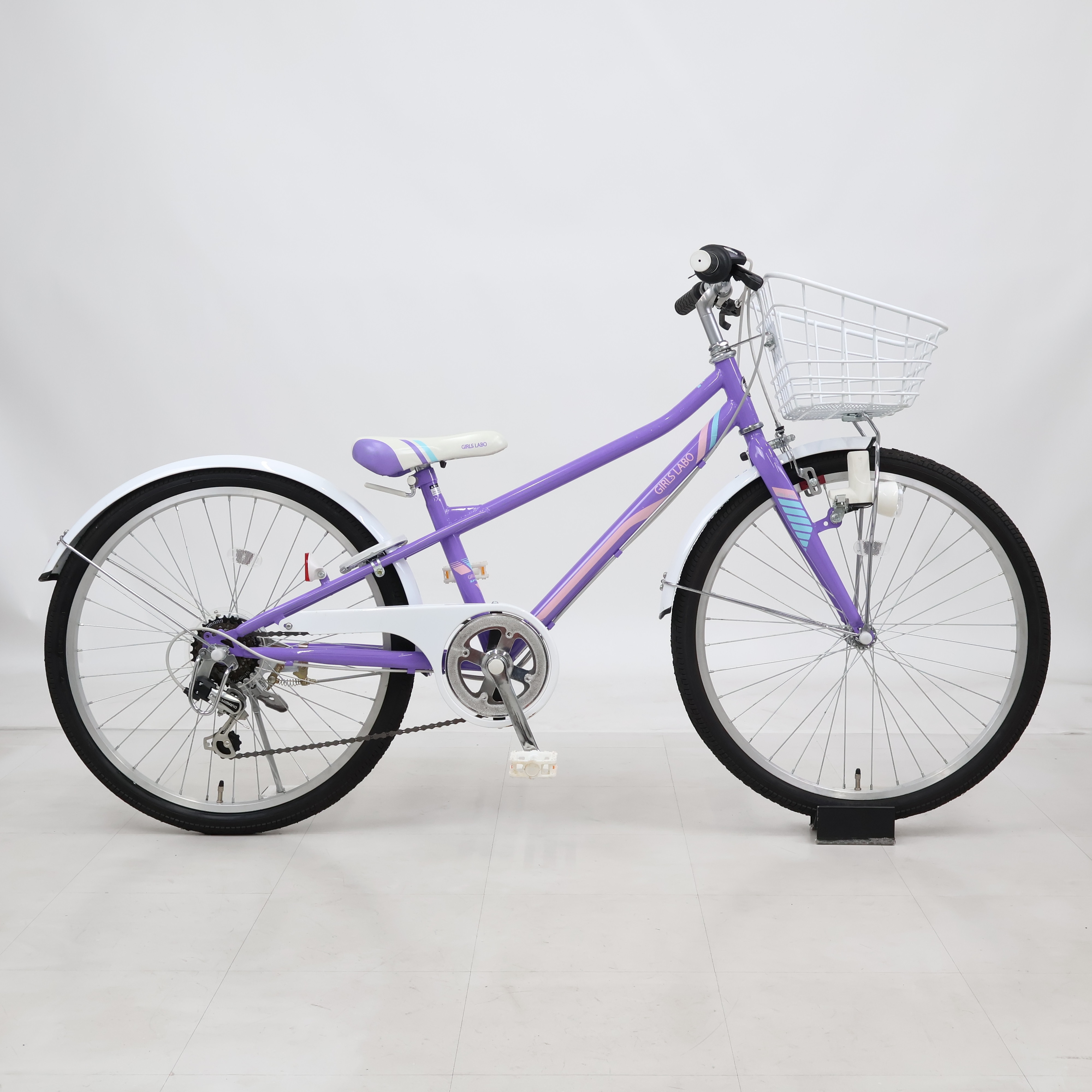 【中古品】あさひ ガールズラボ スポーティー 24インチ ・直接お引き取り可 リユース】ガールズラボスポーティ 246-K 24インチ 2020年モデル 子供