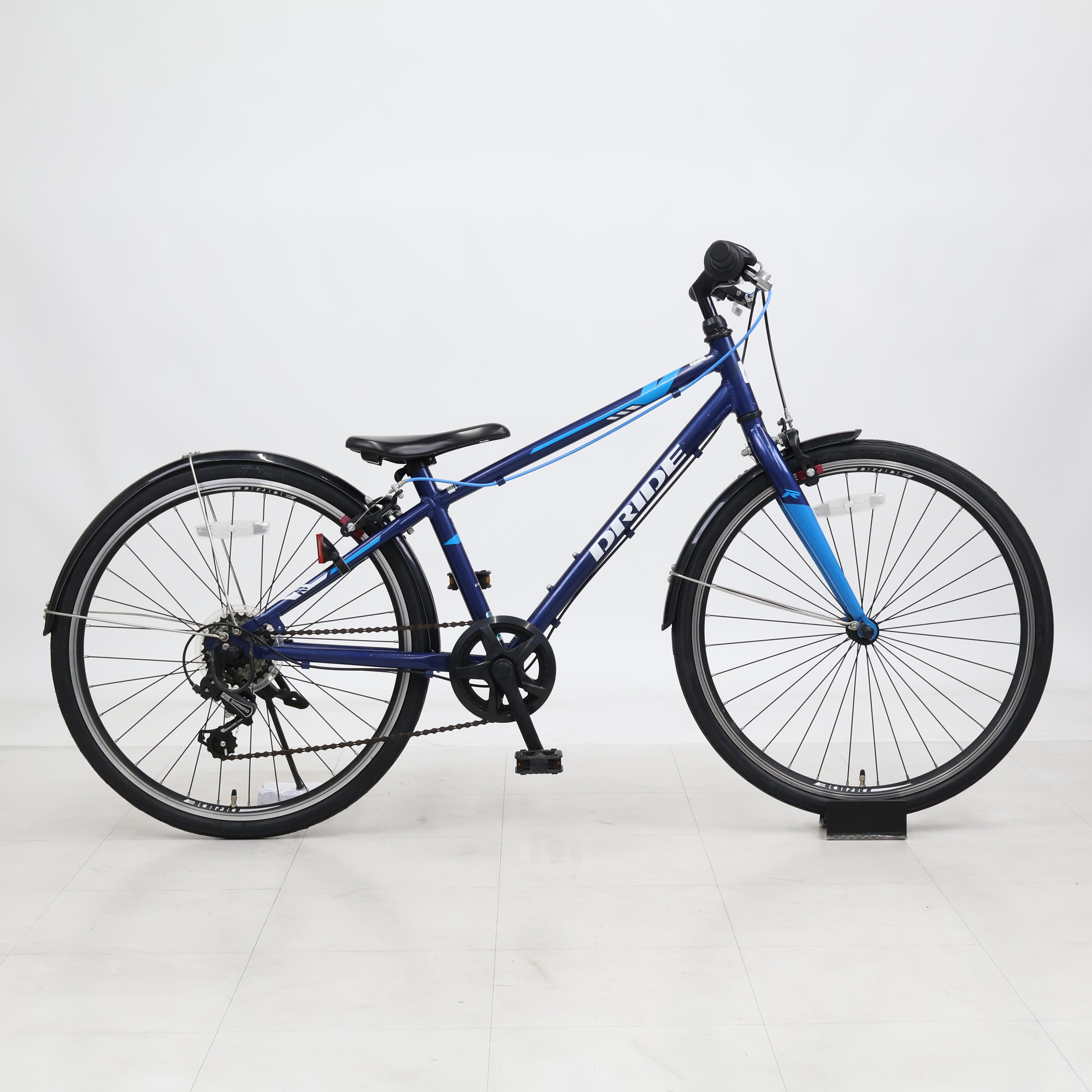 取り引き決定しました　ドライド　ジュニアマウンテンバイク　24インチ　ブルー 子供用自転車 24インチ ジュニアマウンテンバイク 6段変速 男の子