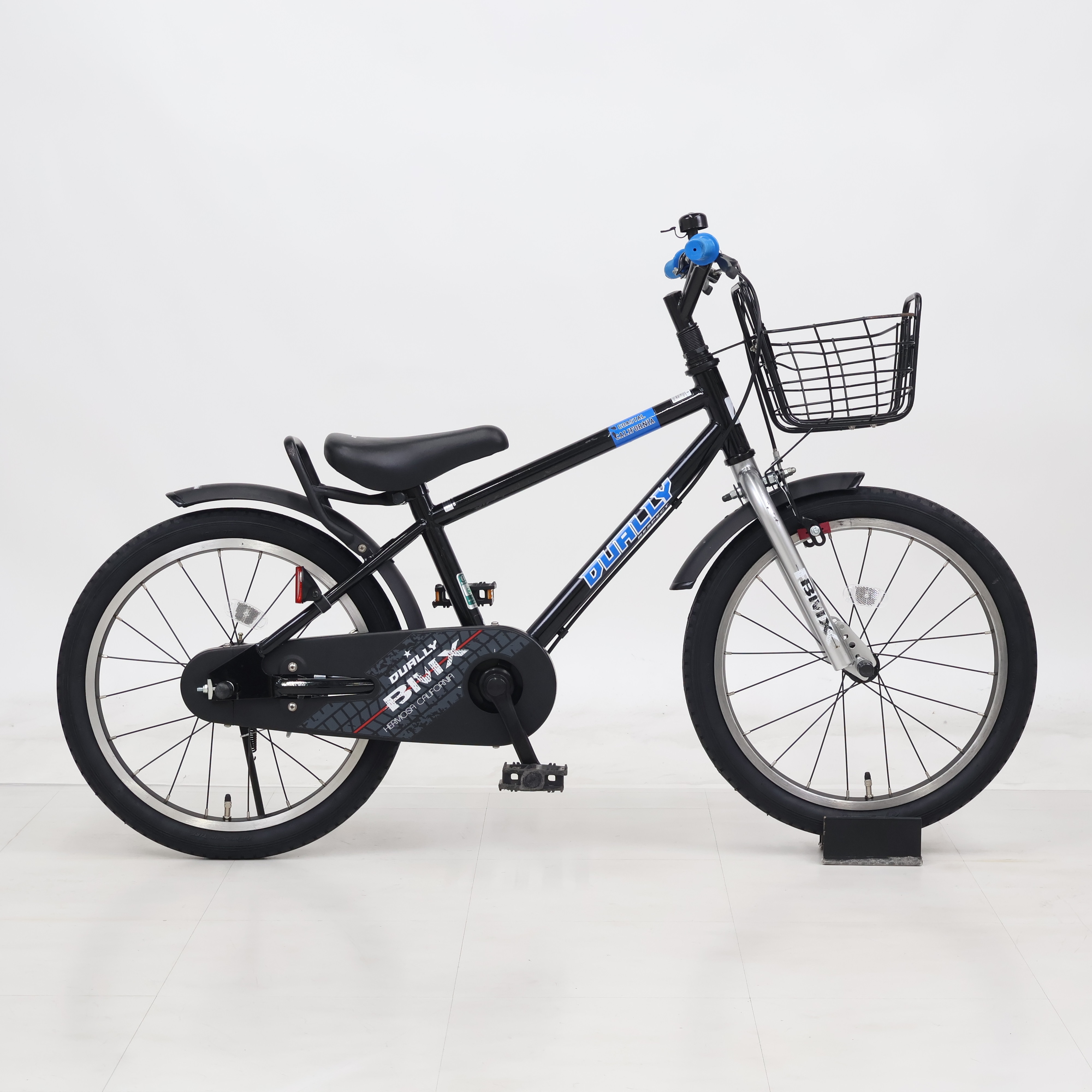 【美品】アサヒサイクル　デューリーBMXスタイル子供用自転車　18インチ　黒 リユース】デューリー 180-N 18インチ 2023年モデル 子供用 自転車