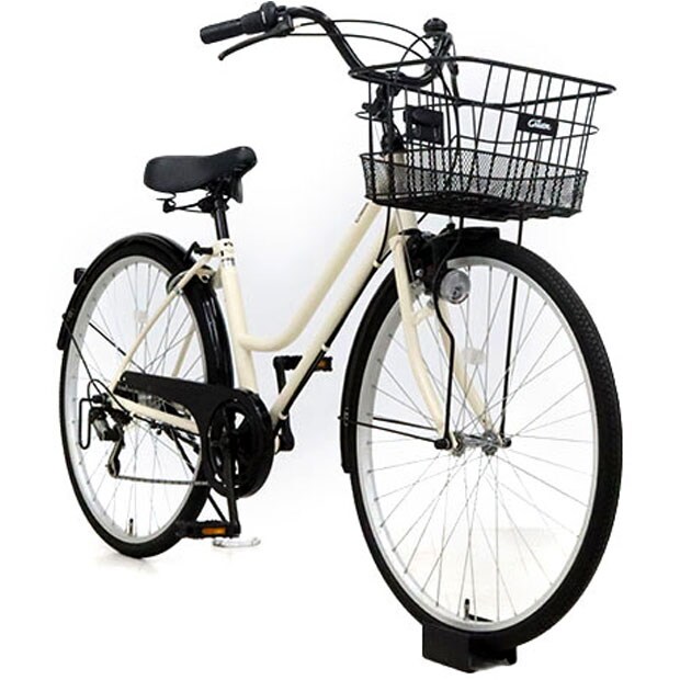 神奈川県asahi Cream City 26インチ シティサイクル Cream City（クリーム シティ）BAA260-O 26インチ 変速なし ダイナモ