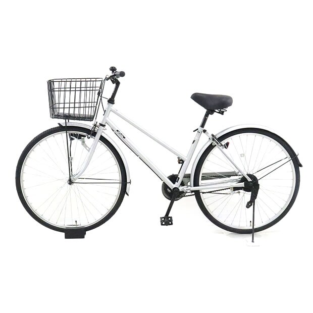 美品自転車♪　No.1218　ホワイト　asahi　アフィッシュ　シティサイクル　26インチ　【リサイクルショップどりーむ荒田店】 美品自転車♪ No.1218 ホワイト asahi アフィッシュ シティサイクル 26