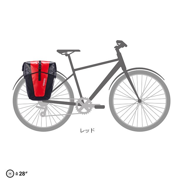 バックローラー XL QL2.2 大容量パニアバッグ 防水性に優れたロール
