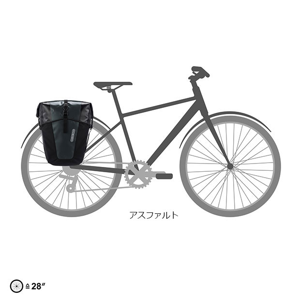 バックローラー XL QL2.2 大容量パニアバッグ 防水性に優れたロール