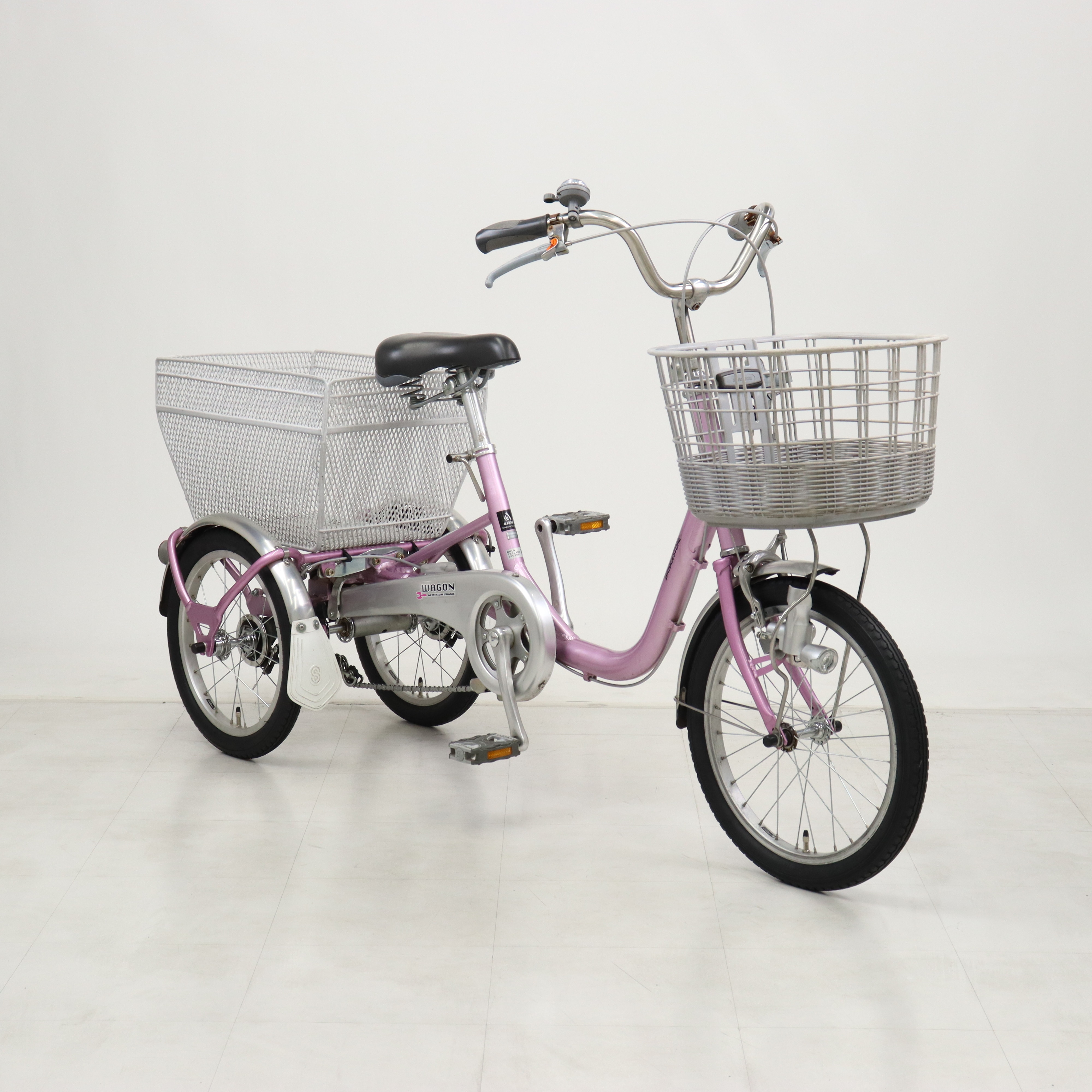 三輪自転車 ブリヂストン ワゴン BW10 ピンク 三輪自転車 ブリヂストン ワゴン BW10 ピンク