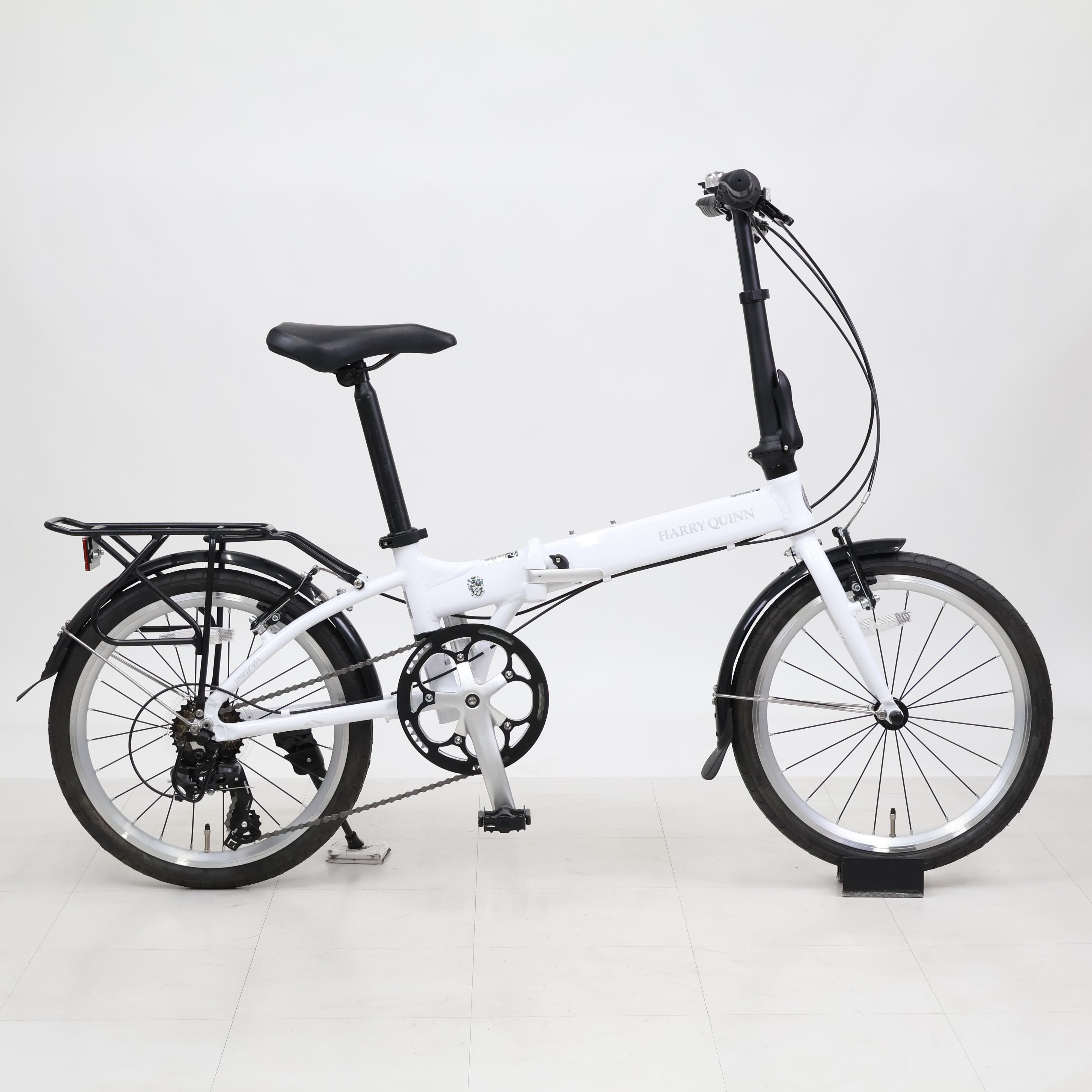 2025年　新品同様　折り畳み自転車　白　ホワイト　綺麗　美品　車載可能　大阪 リユース】LONG BRIGHT207 20インチ 2025年モデル 折りたたみ自転車