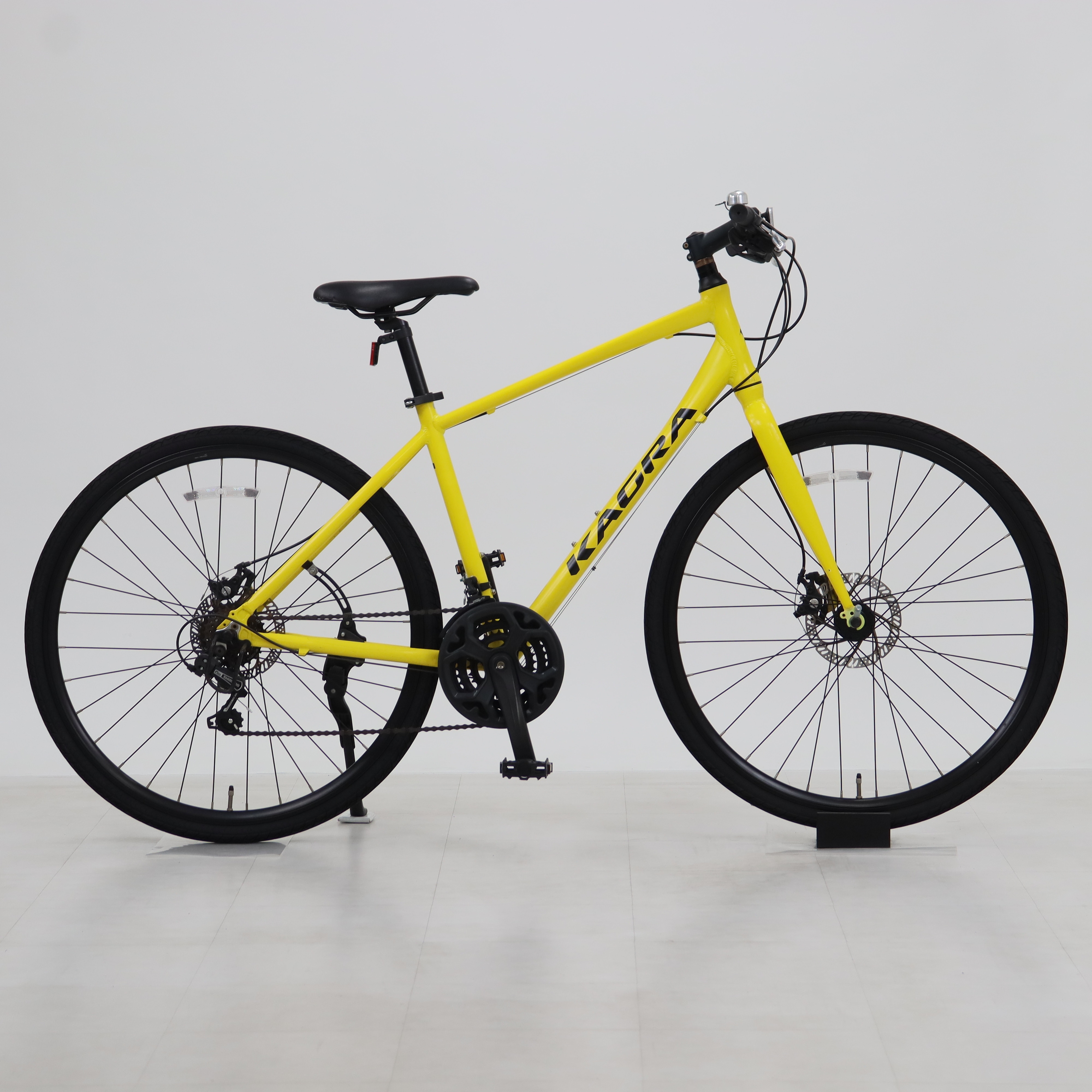 KAGRA X-2DISC A ブラック 700C リユース】KAGRA X-2DISC「AE-23-002」465mm クロスバイク 自転車