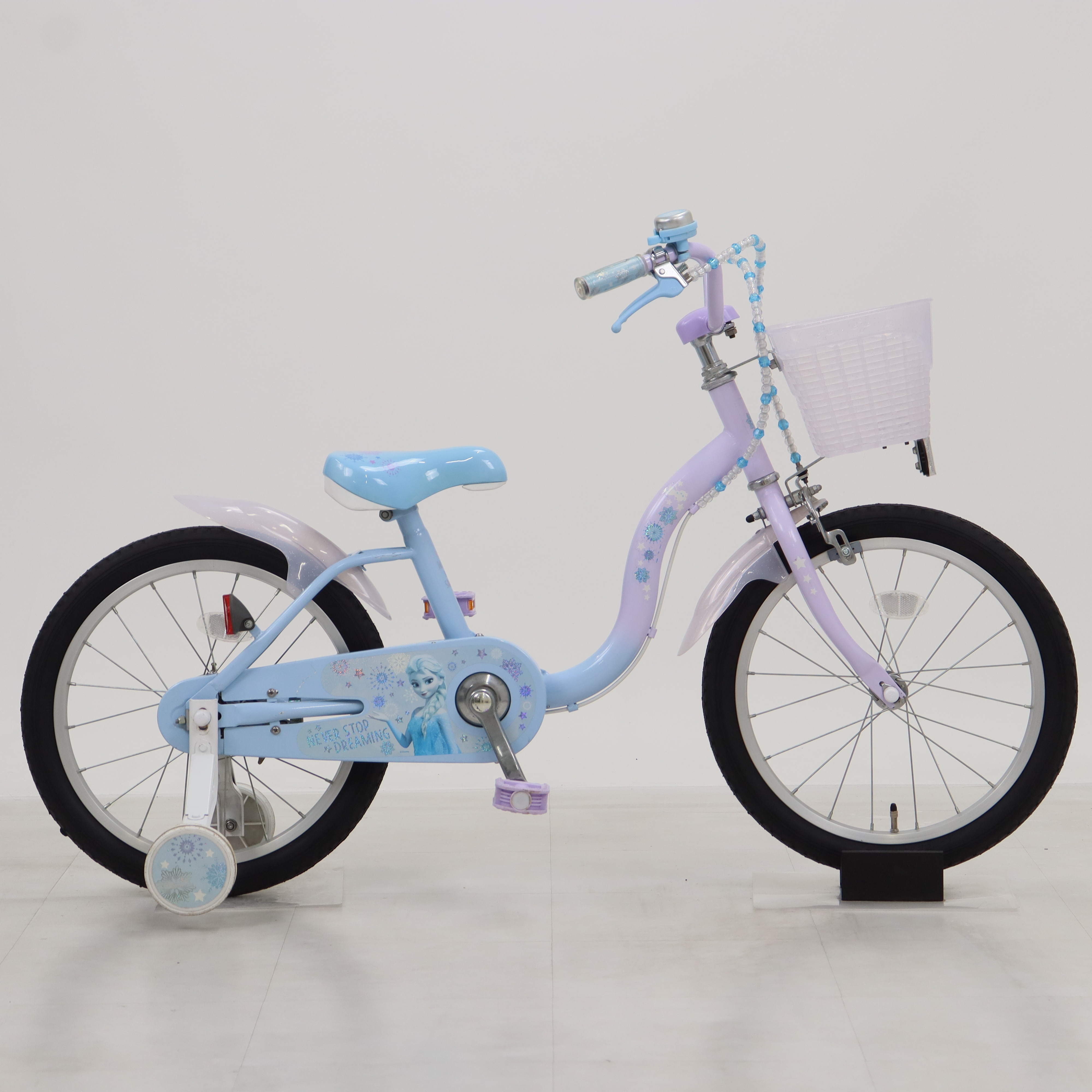 リユース】ウィズフレンド Party エルサ 18インチ 子供用 自転車