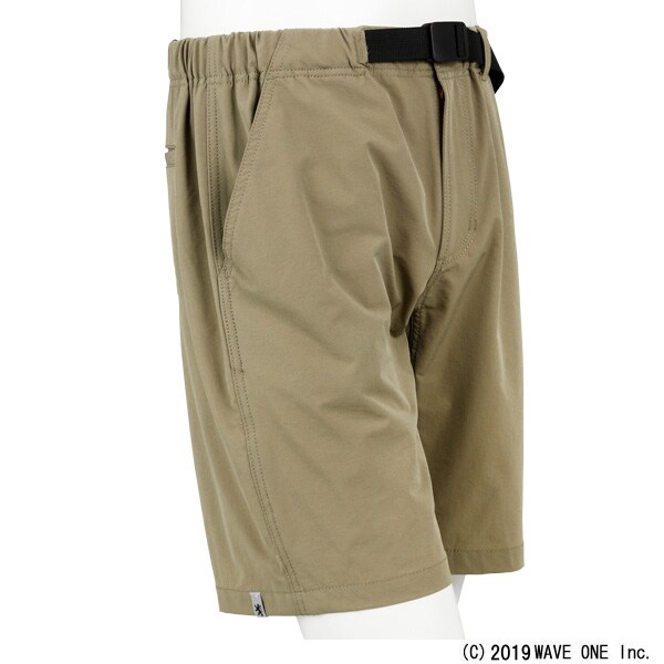 Kphp023 ストレッチハーフパンツ バックルベルト付き ショートパンツ
