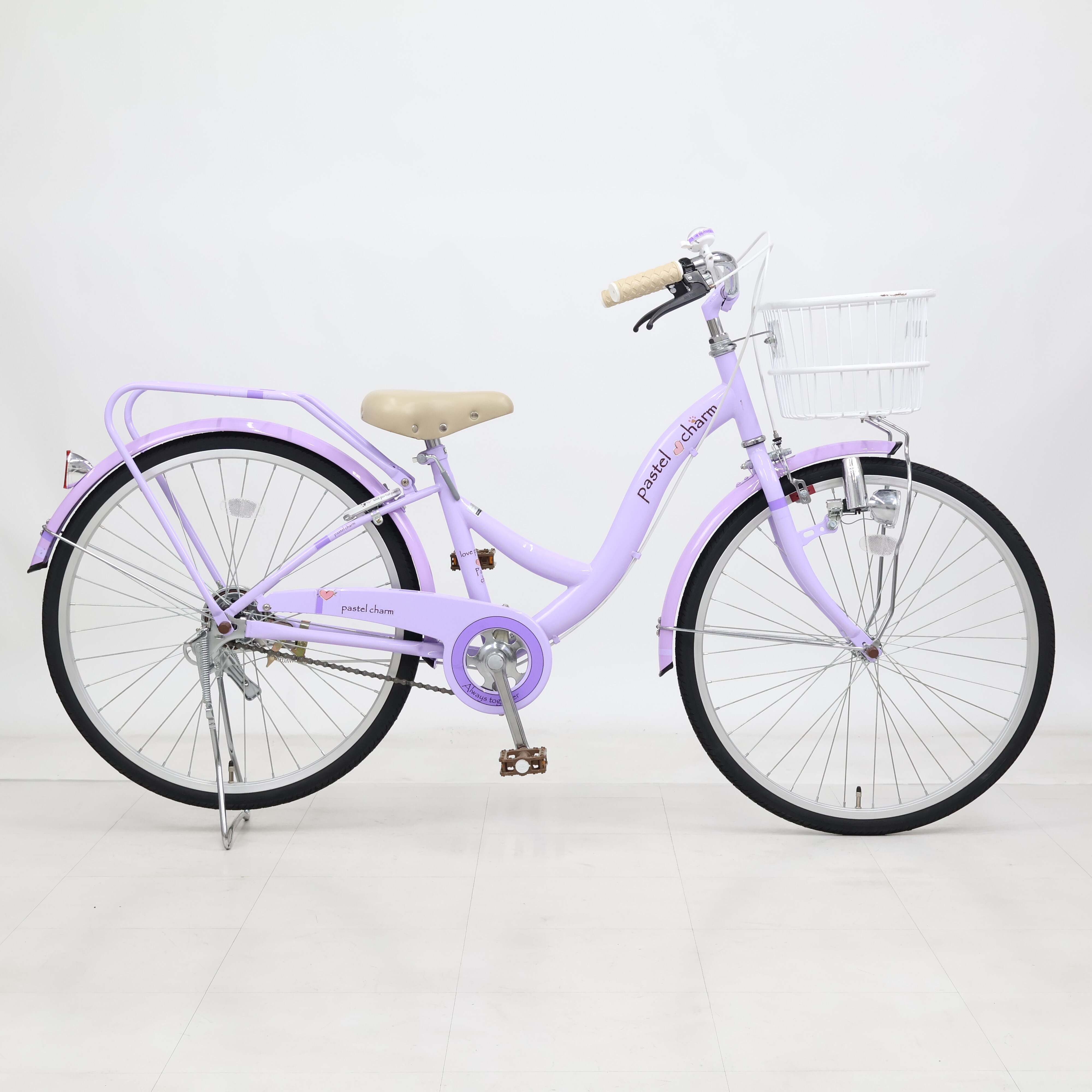 リユース】パステルチャーム 24インチ 子供用 自転車