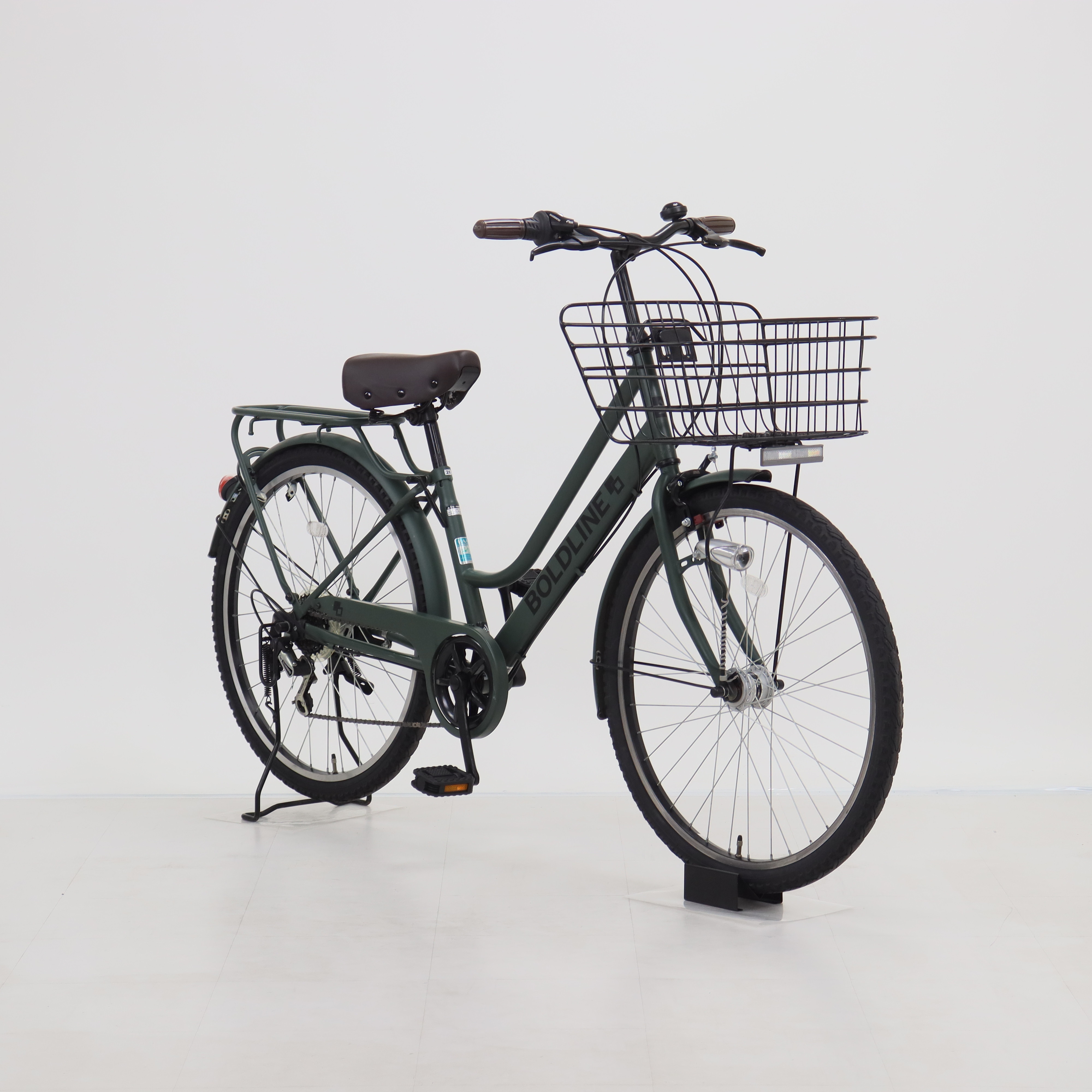 BOLDLINE シティサイクル グリーン 楽天市場】15日最大1800円OFFクーポンあり【送料無料】【西日本限定