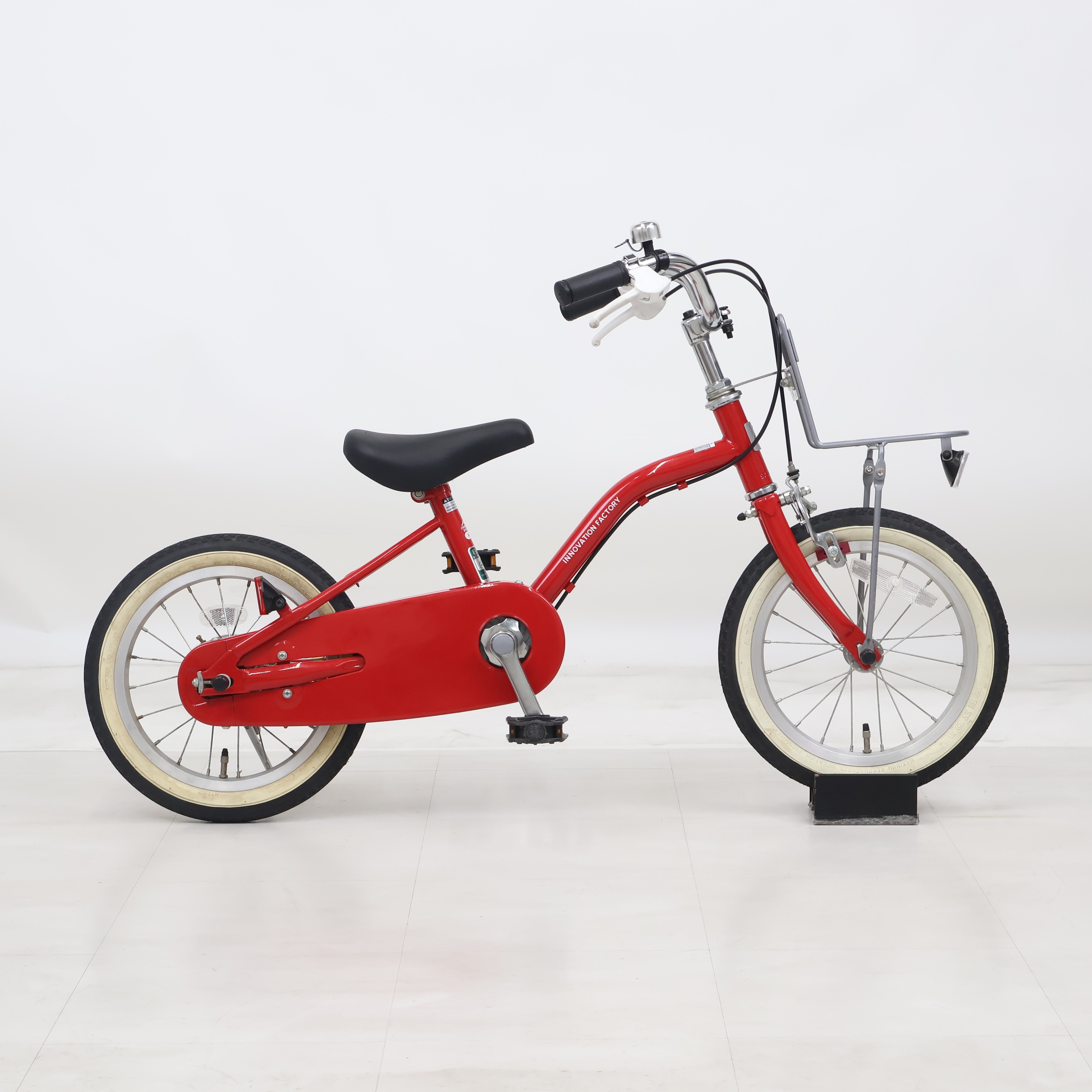 INNOVATION FACTORY 幼児用自転車 14インチ 赤 リユース】イノベーションファクトリーキッズ 140-O 14インチ 2024年