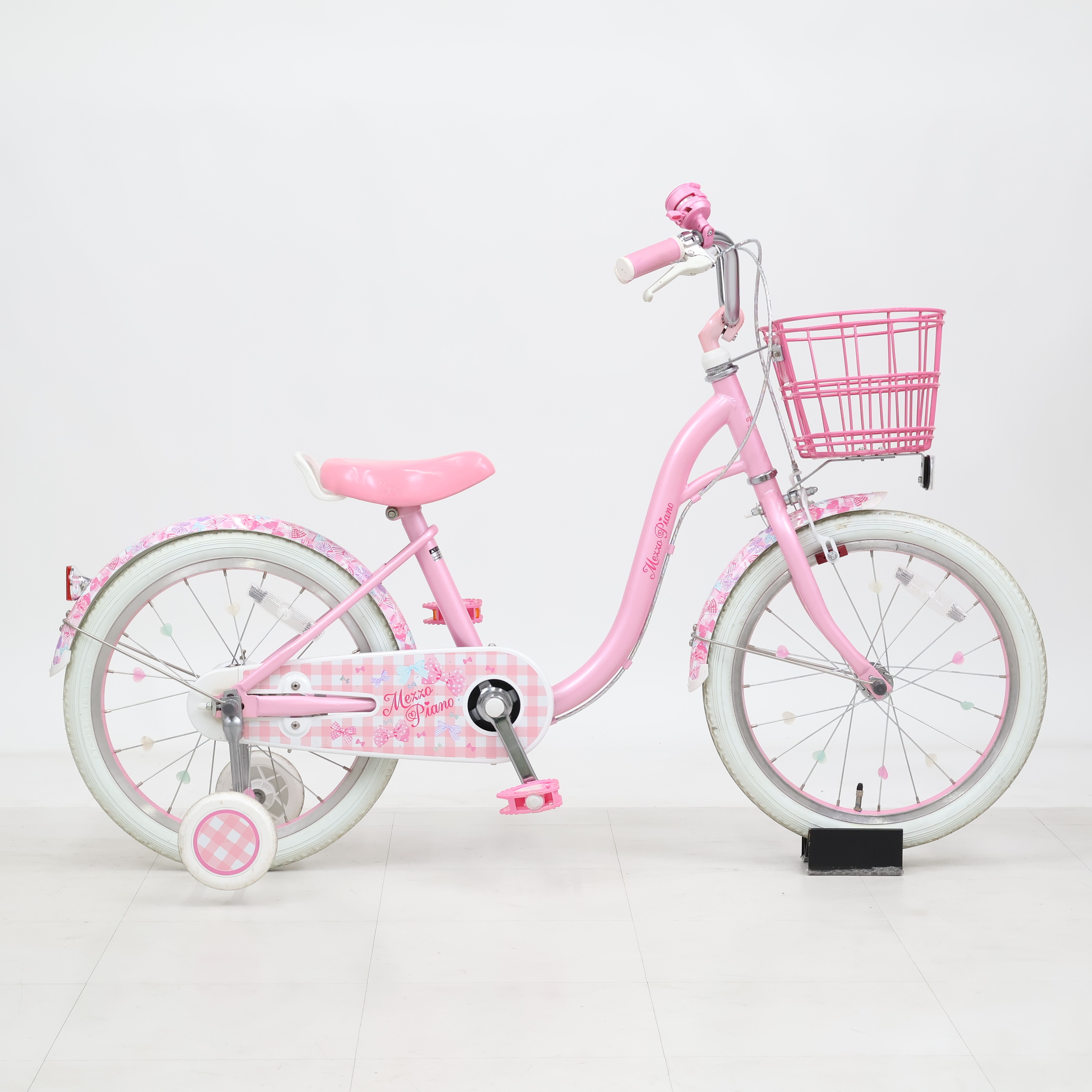 美車◆整備済◆18インチ 子ども自転車 タイヤ溝良好   メゾピアノ 18型 子供用自転車メゾピアノ BAA180-N mezzo piano(シングルシフト