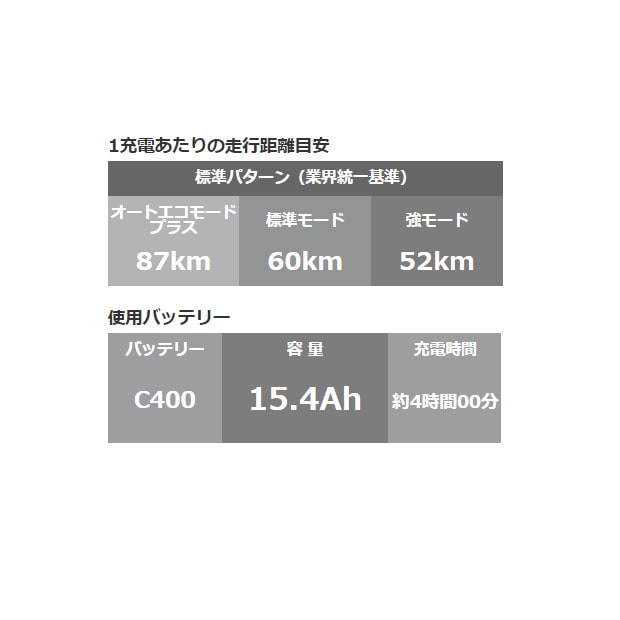 アシスタ U DX「A4XC41」24インチ 3段変速 電動自転車 -21