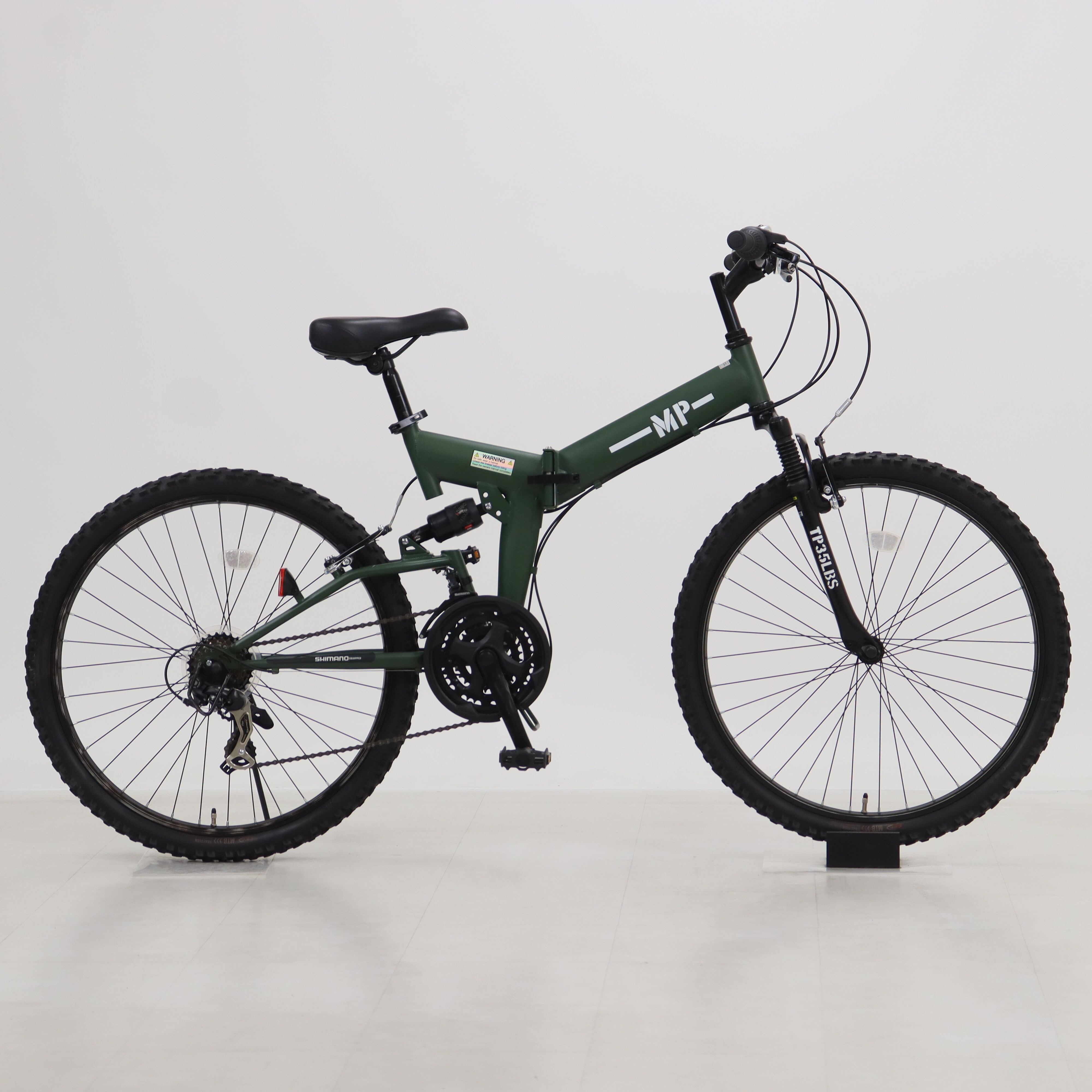 リユース】折りたたみATB-18段 Wサス付 26インチ マウンテンバイク 自転車