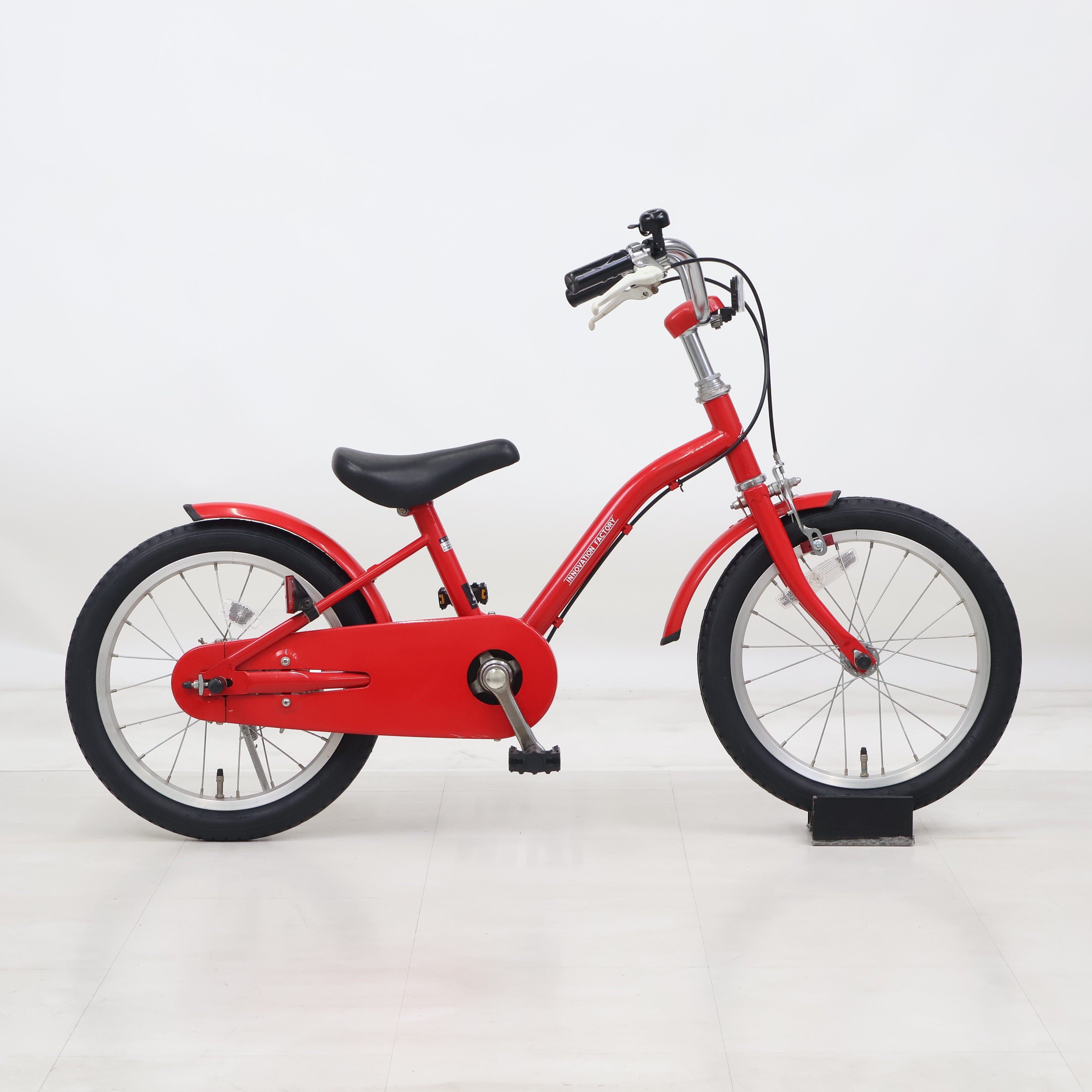 【室内保管・美品】子供用自転車 16インチ 赤 リユース】イノベーションファクトリーキッズ 160-H 16インチ 2021年