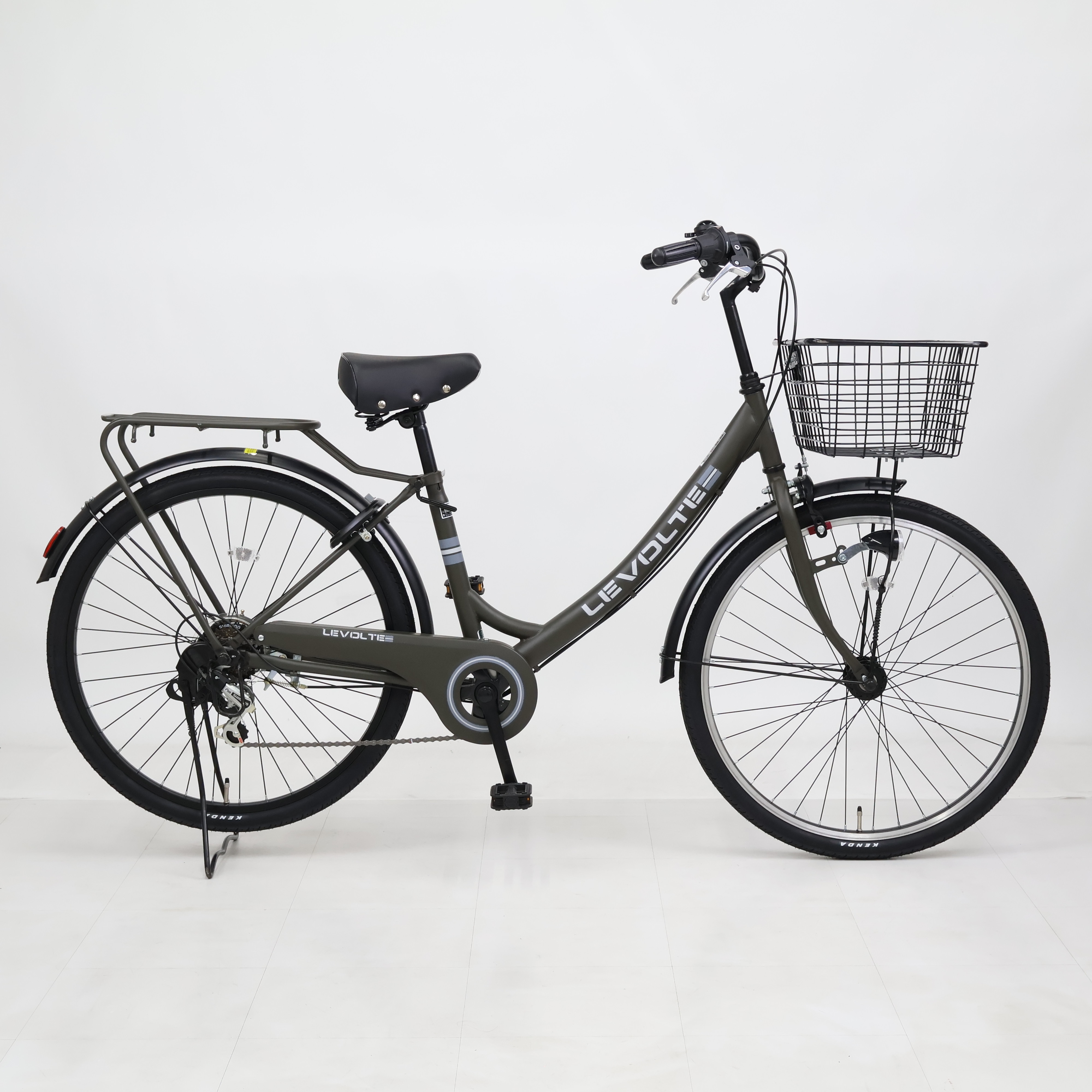 リユース】レボルテ 27インチ シティサイクル ママチャリ 自転車
