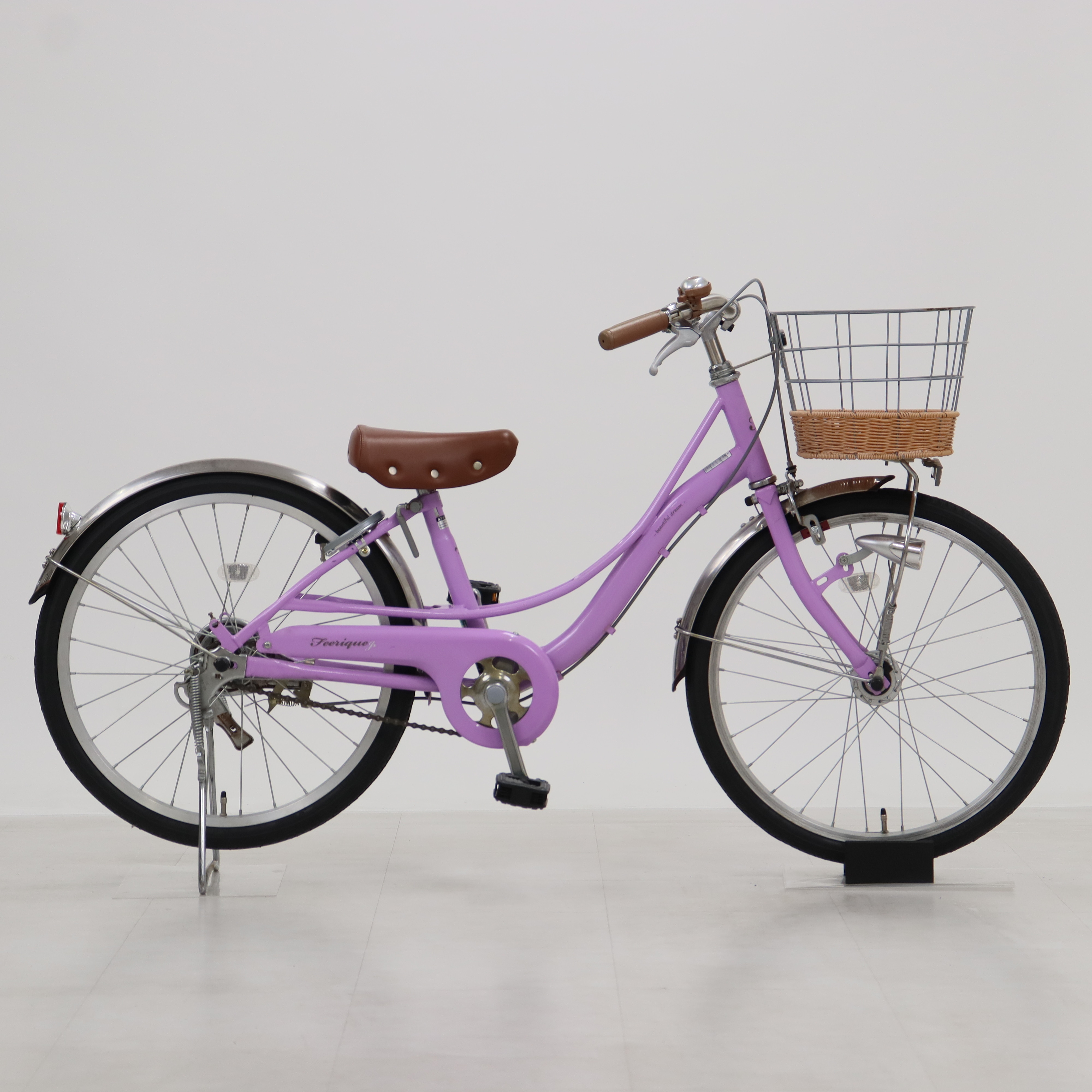 リユース　子供用自転車　あさひ　フェリークjr 20インチ アイボリー 自転車 子供用 あさひ フェリークjr 20 女の子 アイボリー かご - メルカリ