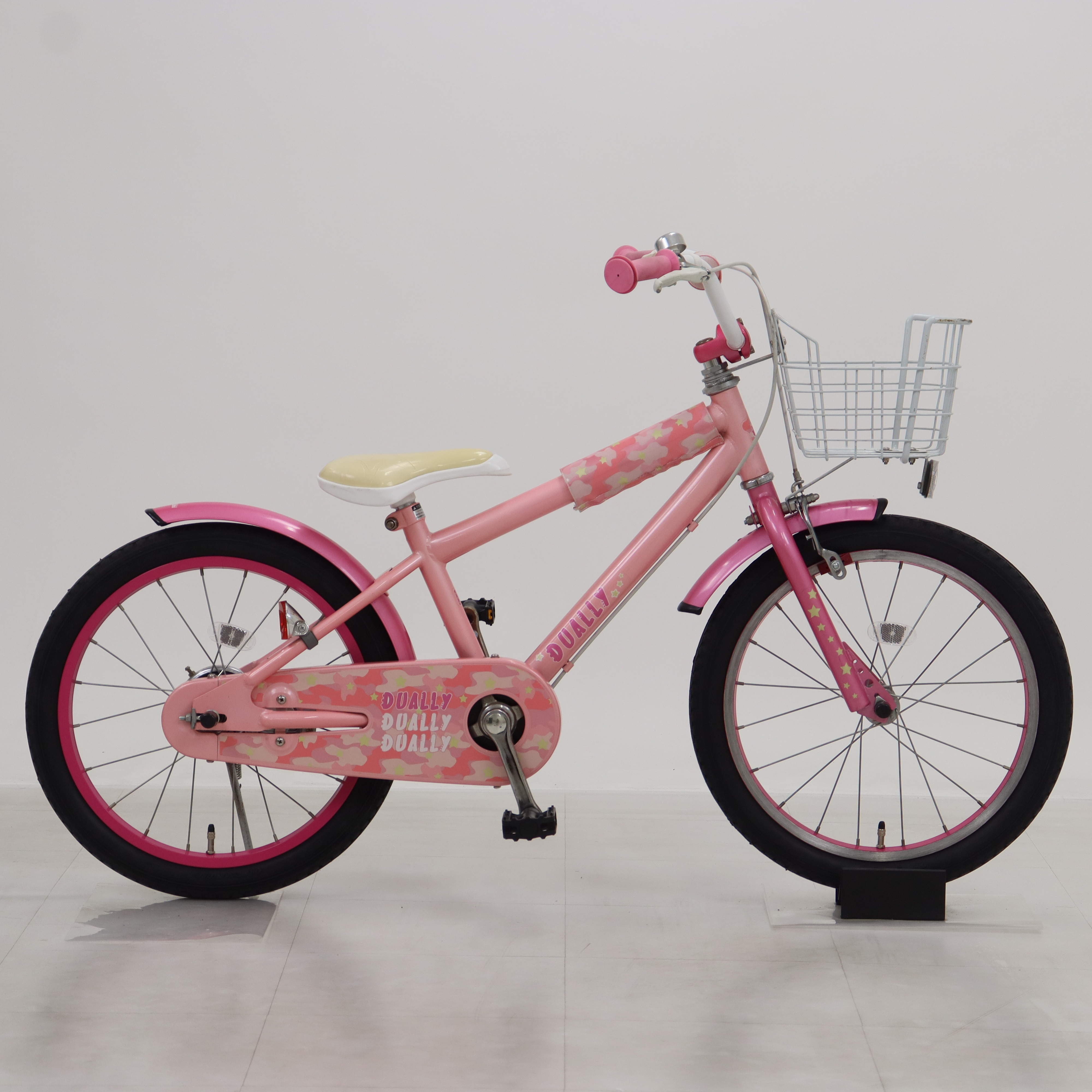 【送料込】デューリーガール 18SE-J ワンダーピンク　自転車　18インチ リユース】デューリーg 180-L 18インチ 2021年モデル 子供用 自転車
