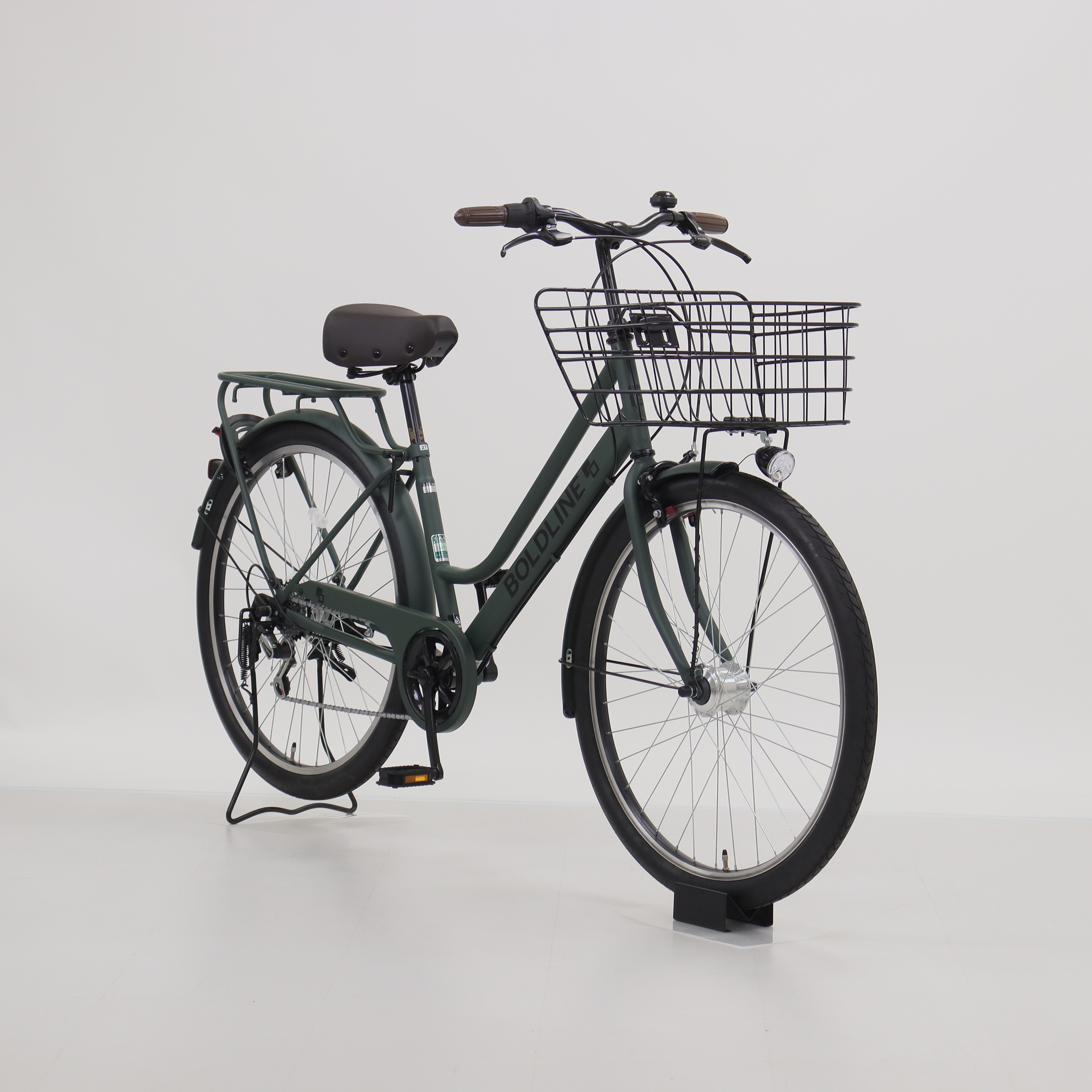 美品　BOLDLINE シティサイクル オリーブグリーン　27インチ 美品BOLDLINE シティサイクル オリーブグリーン27インチ