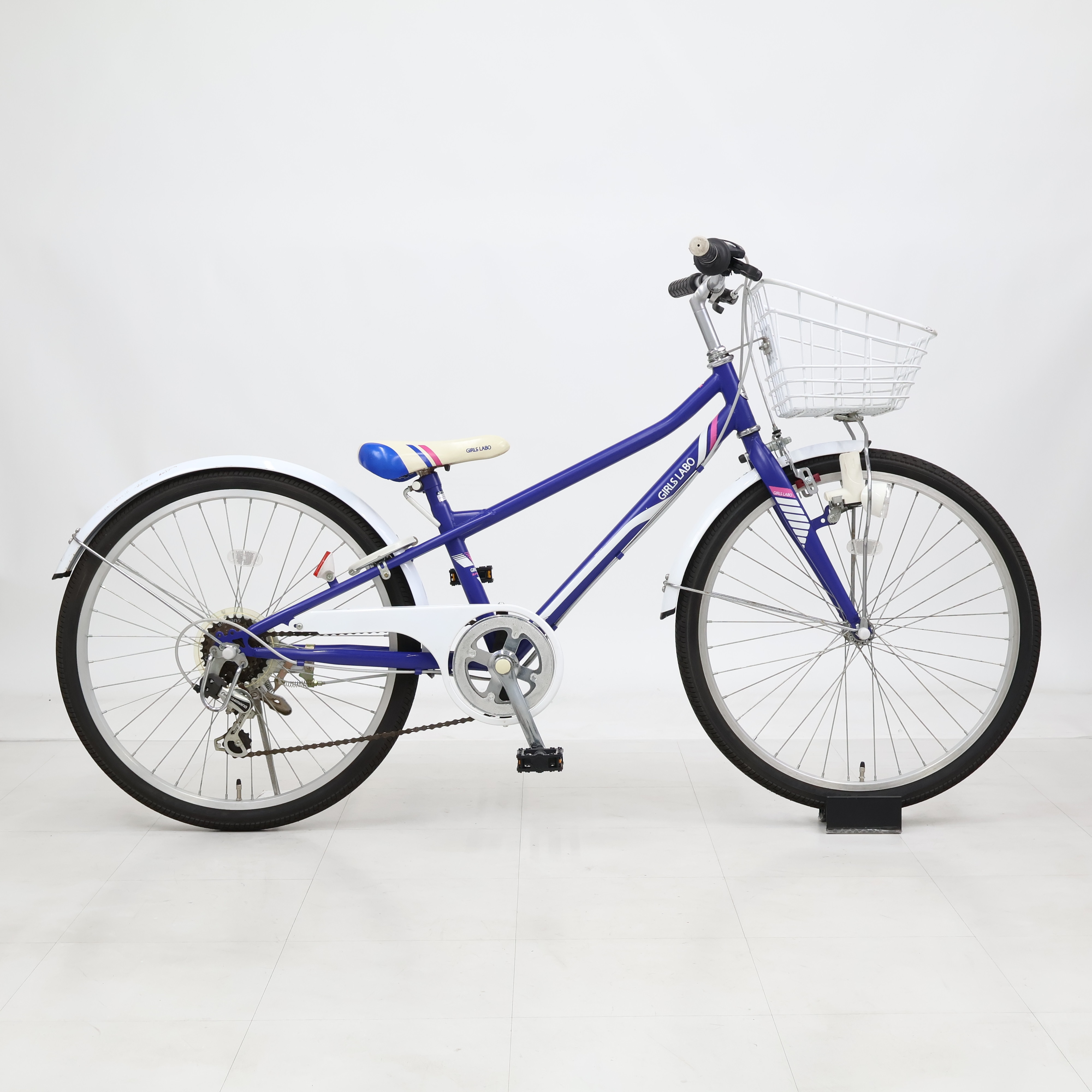 【中古品】あさひ ガールズラボ スポーティー 24インチ ・直接お引き取り可 リユース】ガールズラボスポーティ 246-K 24インチ 2020年モデル 子供