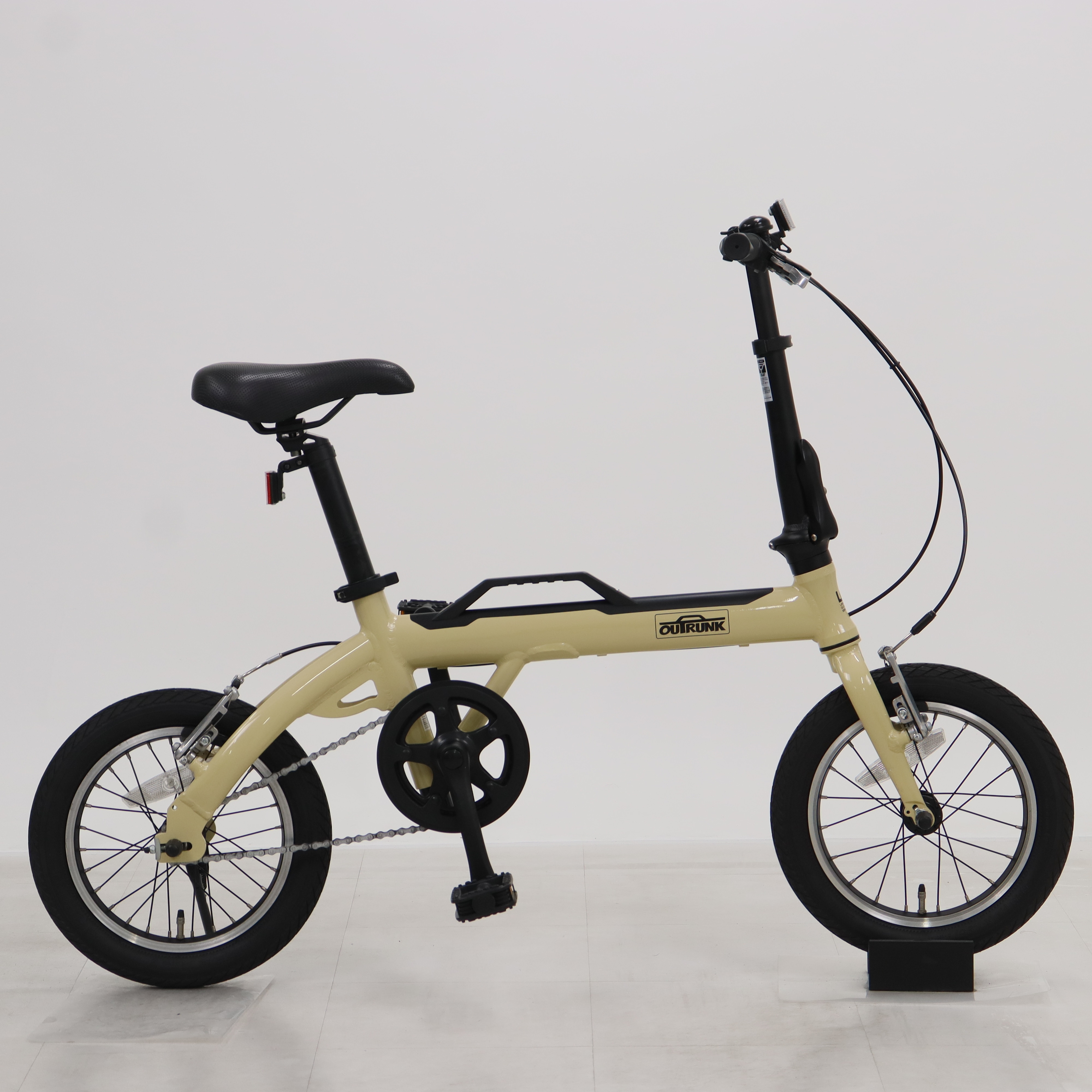 OUTRUNK折りたたみ自転車 14インチ フレームアルミ リユース】LOG OUTRUNK 140-L 14インチ 2022年モデル 折りたたみ自転車