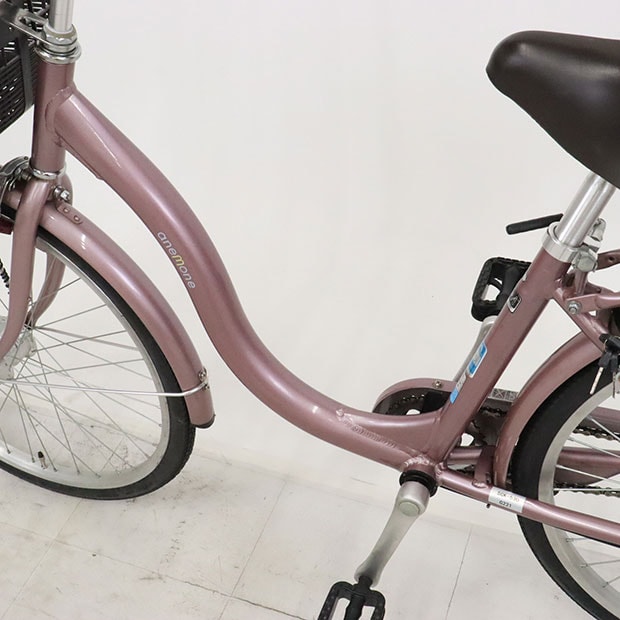 J062 ☆比較的ｷﾚｲ☆普通自転車☆anemone☆LEDオート☆24インチ