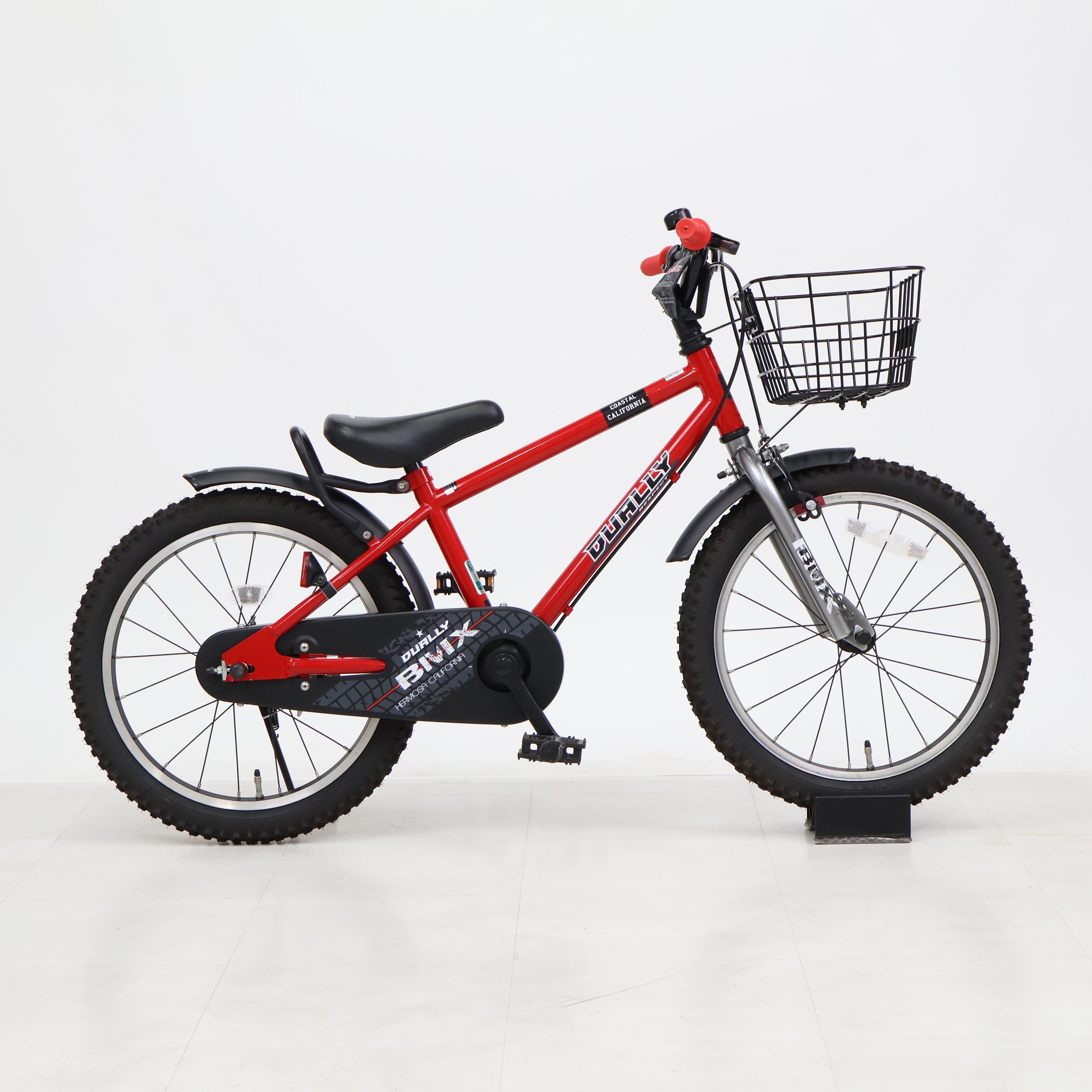 ☆引き取り限定☆世田谷区西部です。18インチ自転車　デューリー　青黒　美品 リユース】デューリー 180-N 18インチ 2022年モデル 子供用 自転車
