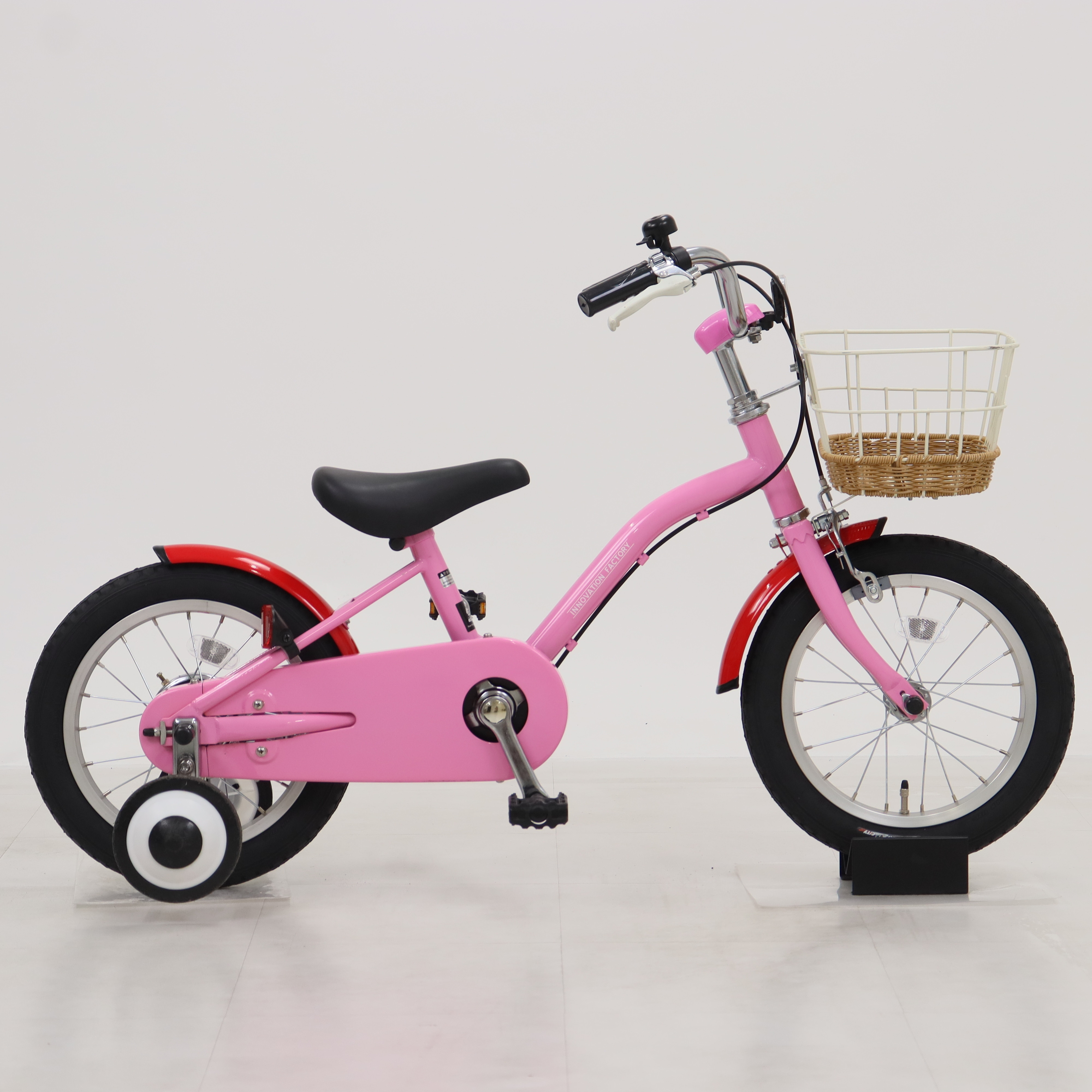 サイクルベースあさひ　イノベーションファクトリー　14インチ　ピンク リユース】イノベーションファクトリーキッズ 140-G 14インチ 2021年