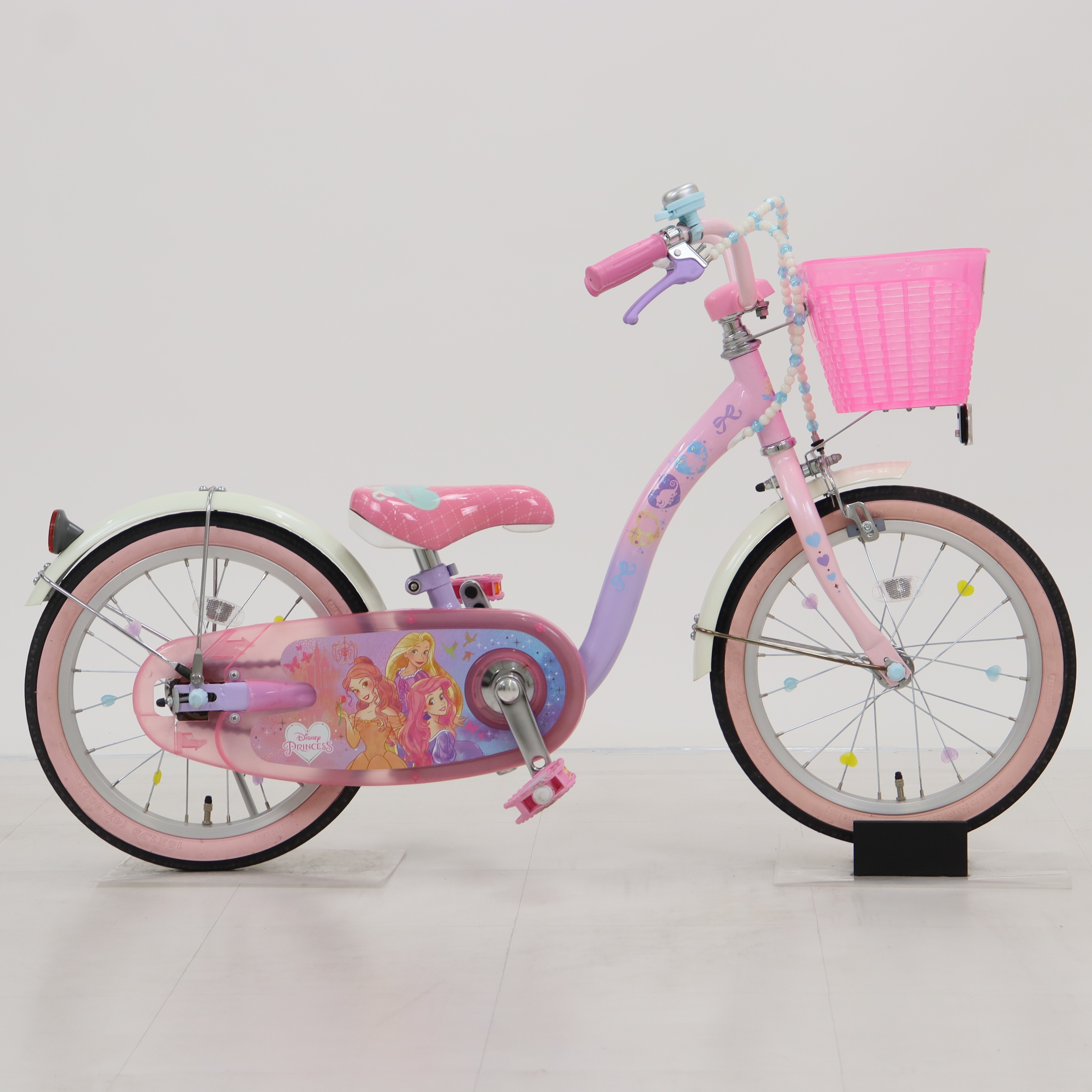 幼児用自転車 16インチ ゆめカワ　ディズニープリンセス　香川 16インチ】ディズニープリンセス ゆめかわ 幼児用自転車 ※補助輪付き