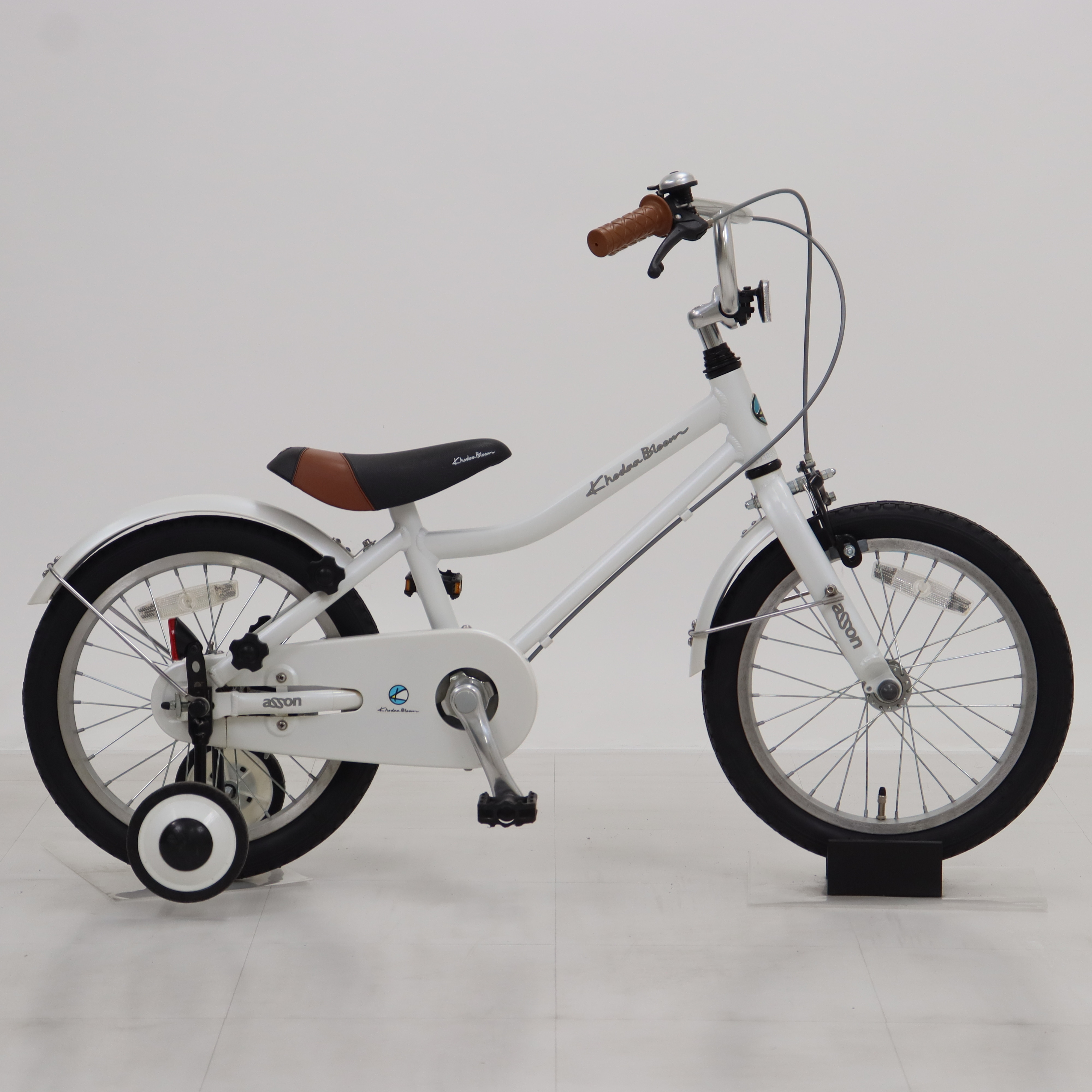 子供用自転車 16インチ asson K16 身長99-115cm 補助輪なし リユース】asson K16 16インチ 子供用 自転車
