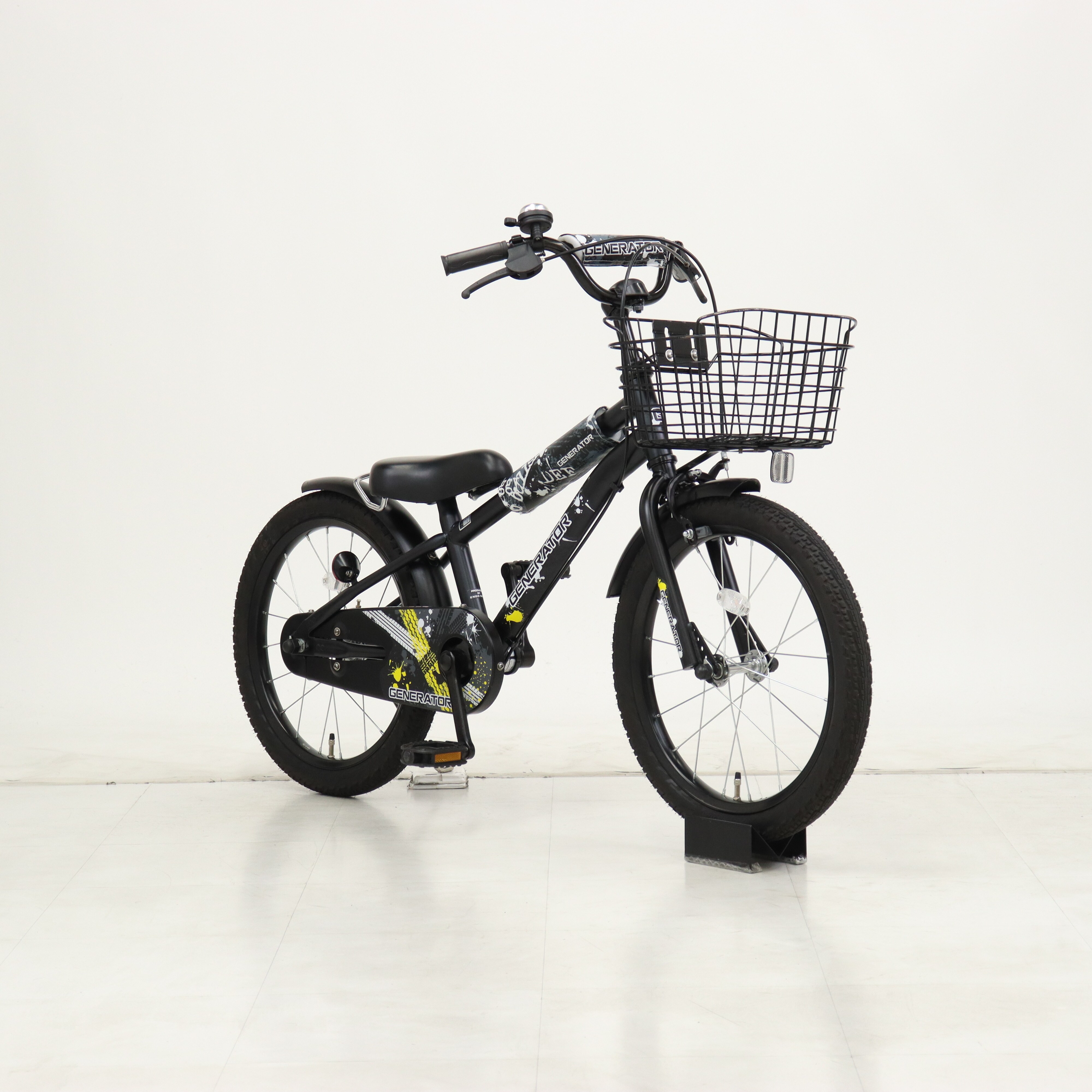 GENERATOR 子供用自転車 18インチ　黒 リユース】ジェネレーターキッズ 18インチ 子供用 自転車