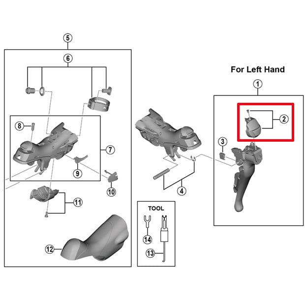 左ネームプレート ST-R2000用