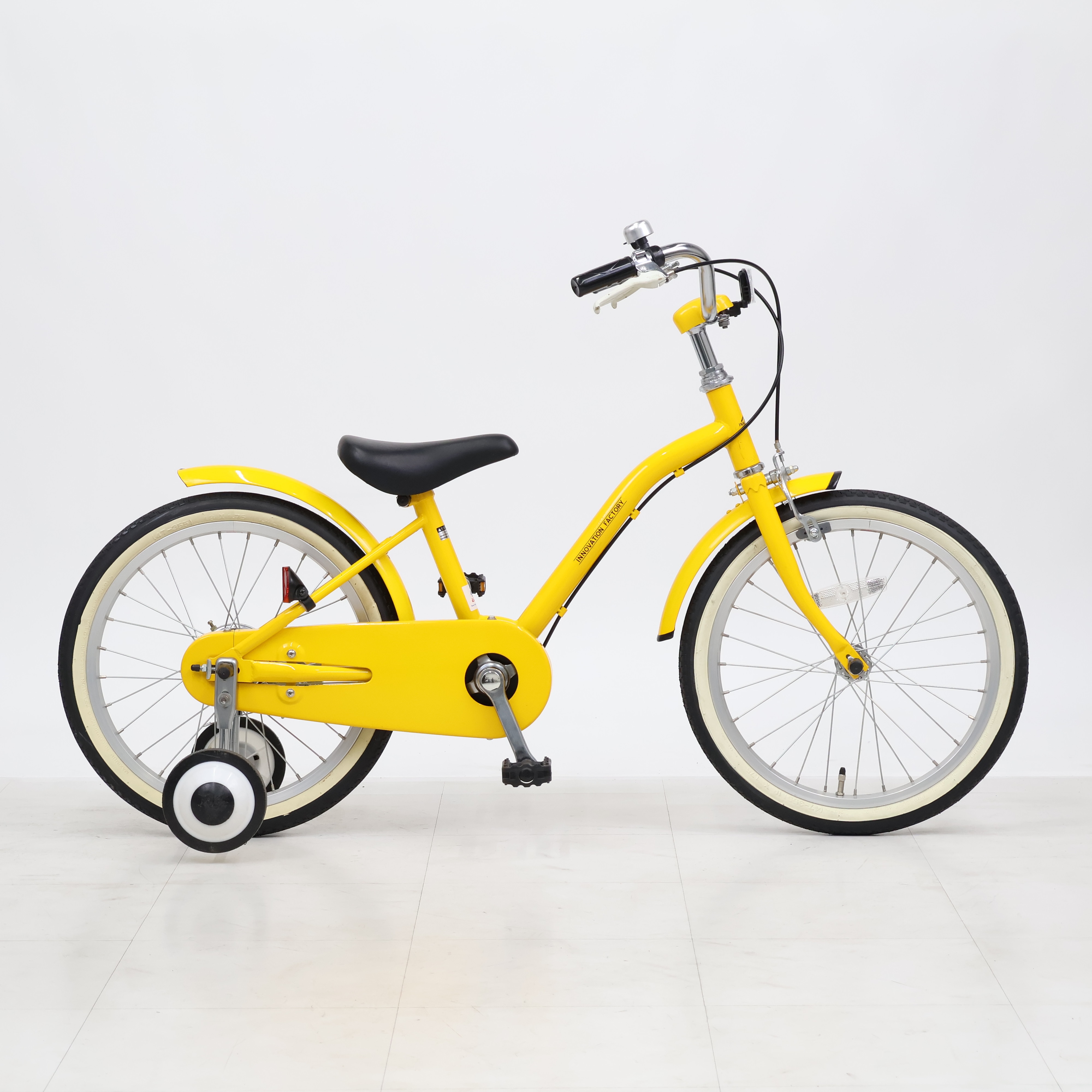 【引取限定】子供自転車　アサヒ　イノベーションファクトリー　18インチ　黄色 image_original.jpg