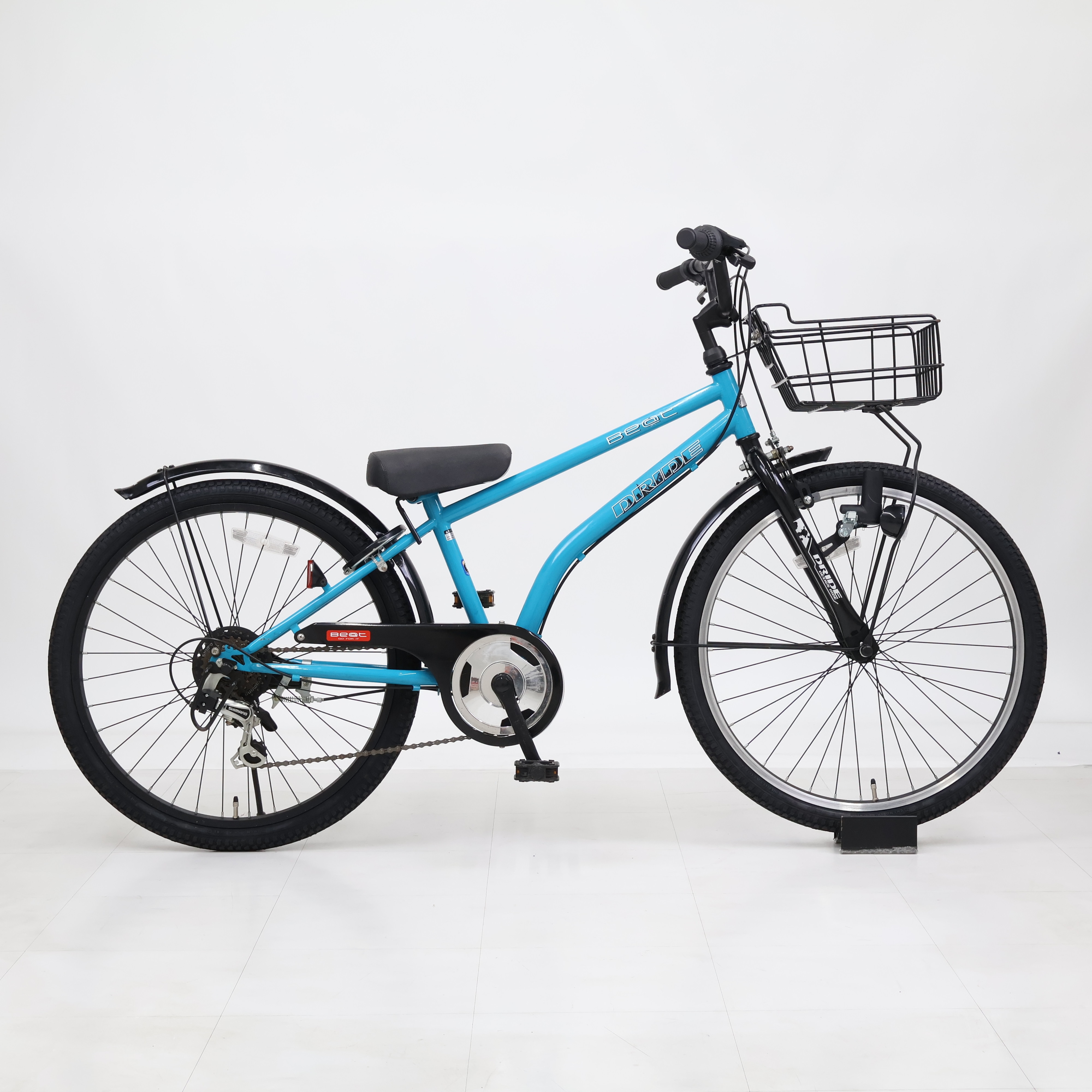 引取限定/東京都江東区】アサヒ ドライド 外装6段 青 24インチ 引取