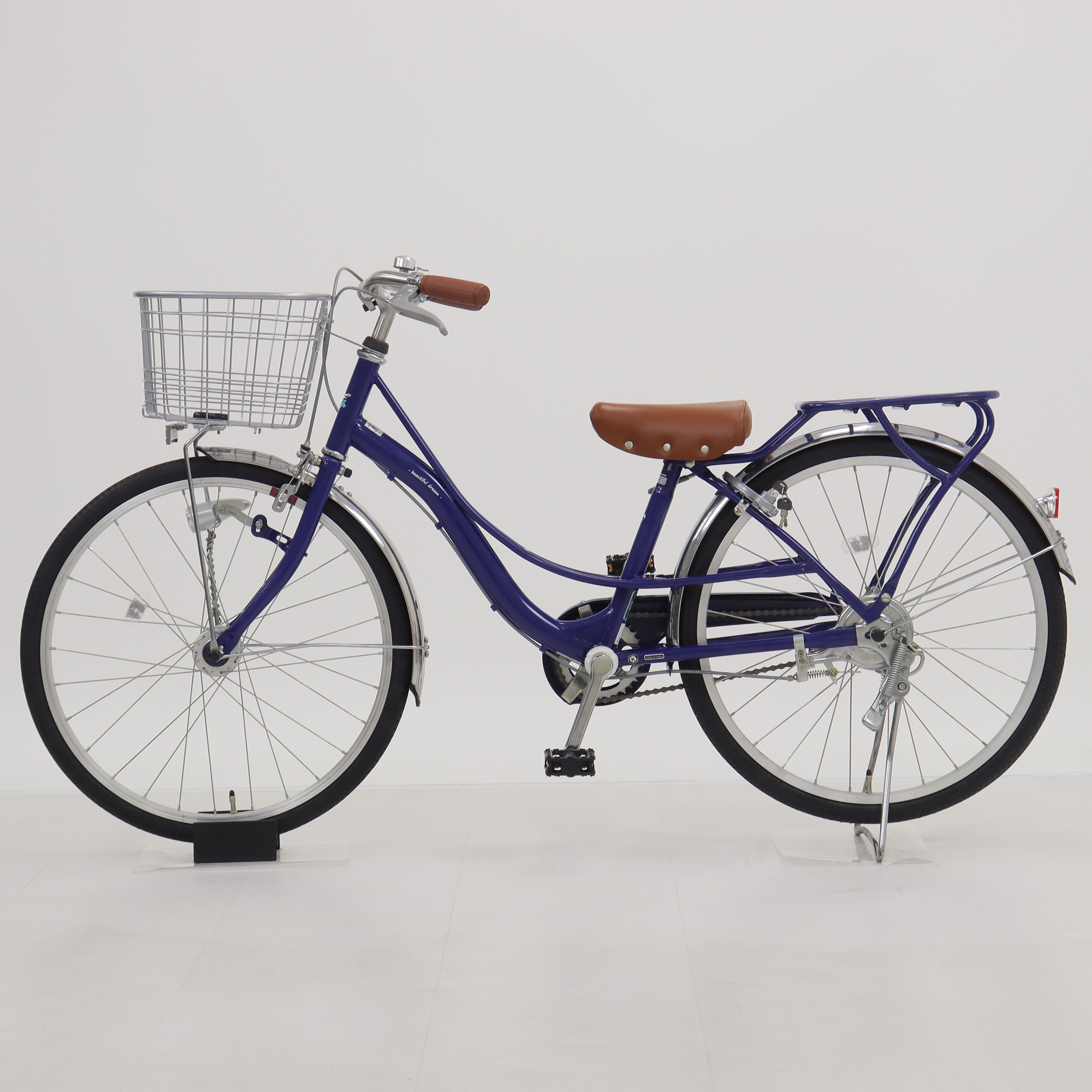 リユース　子供用自転車　あさひ　フェリークjr 20インチ アイボリー 自転車 子供用 あさひ フェリークjr 20 女の子 アイボリー かご