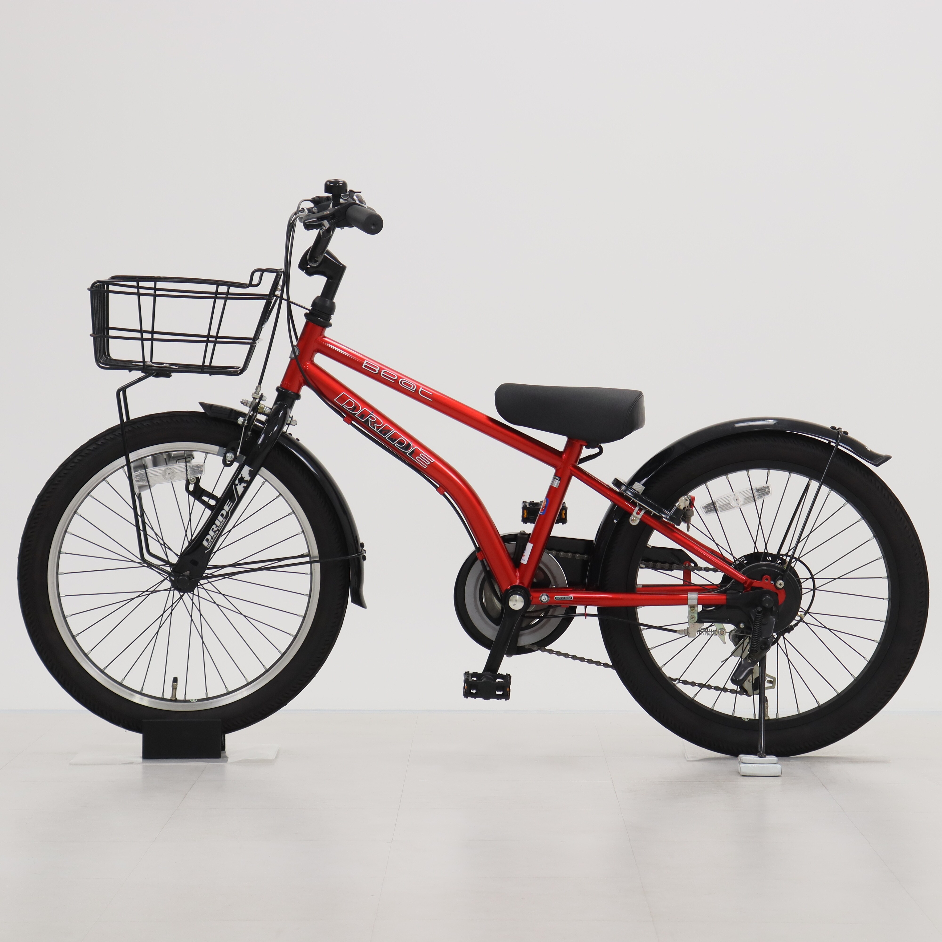 BEAT 子供用自転車 レッド 20インチ 20インチ子供自転車｜軽量ベルトドライブ＆本格仕様 wimo kids