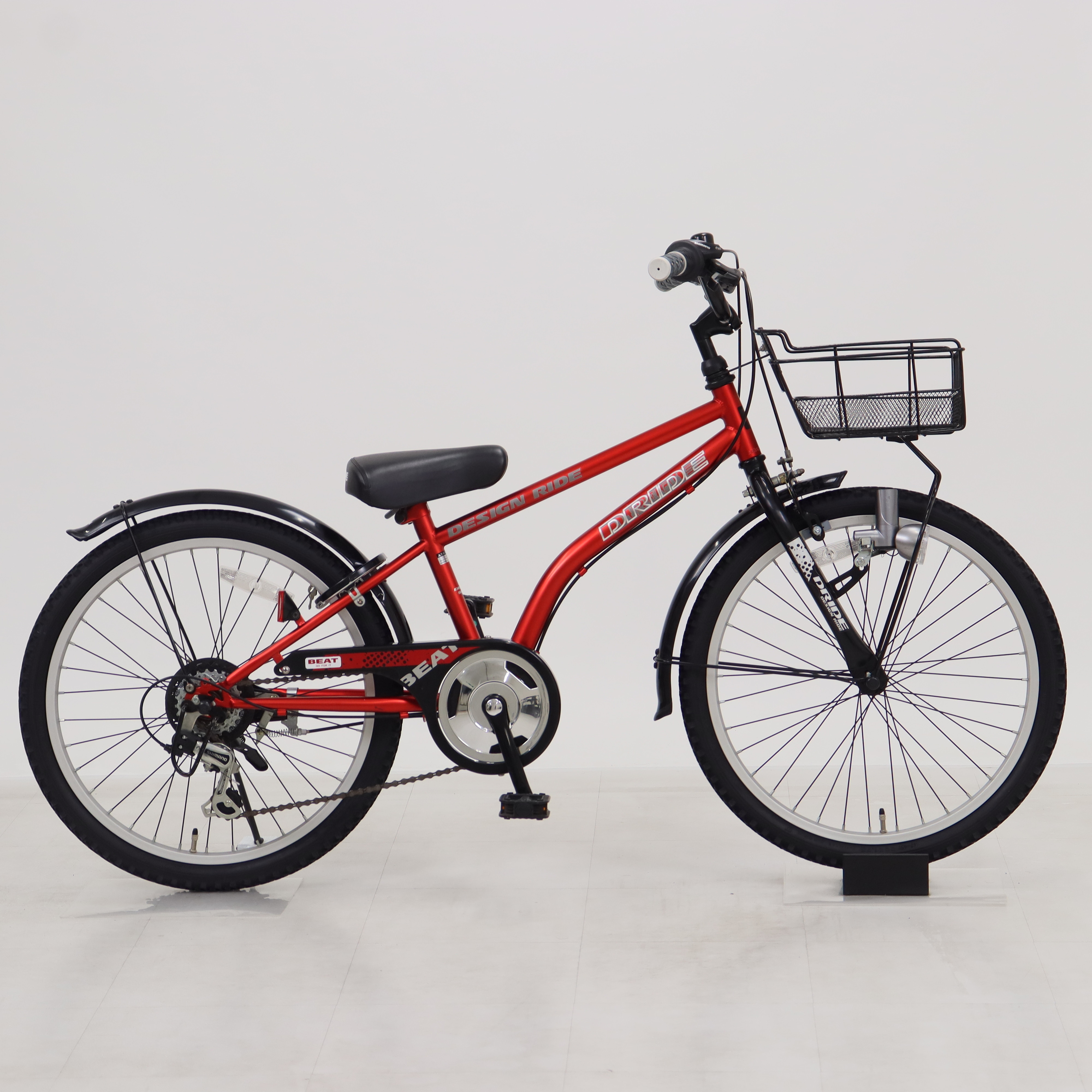 静岡県引き取り限定子供用自転車 ドライド　BEAT226-j 22インチ 赤 リユース】ドライドBEAT 226-L 22インチ 2023年モデル 子供用 自転車